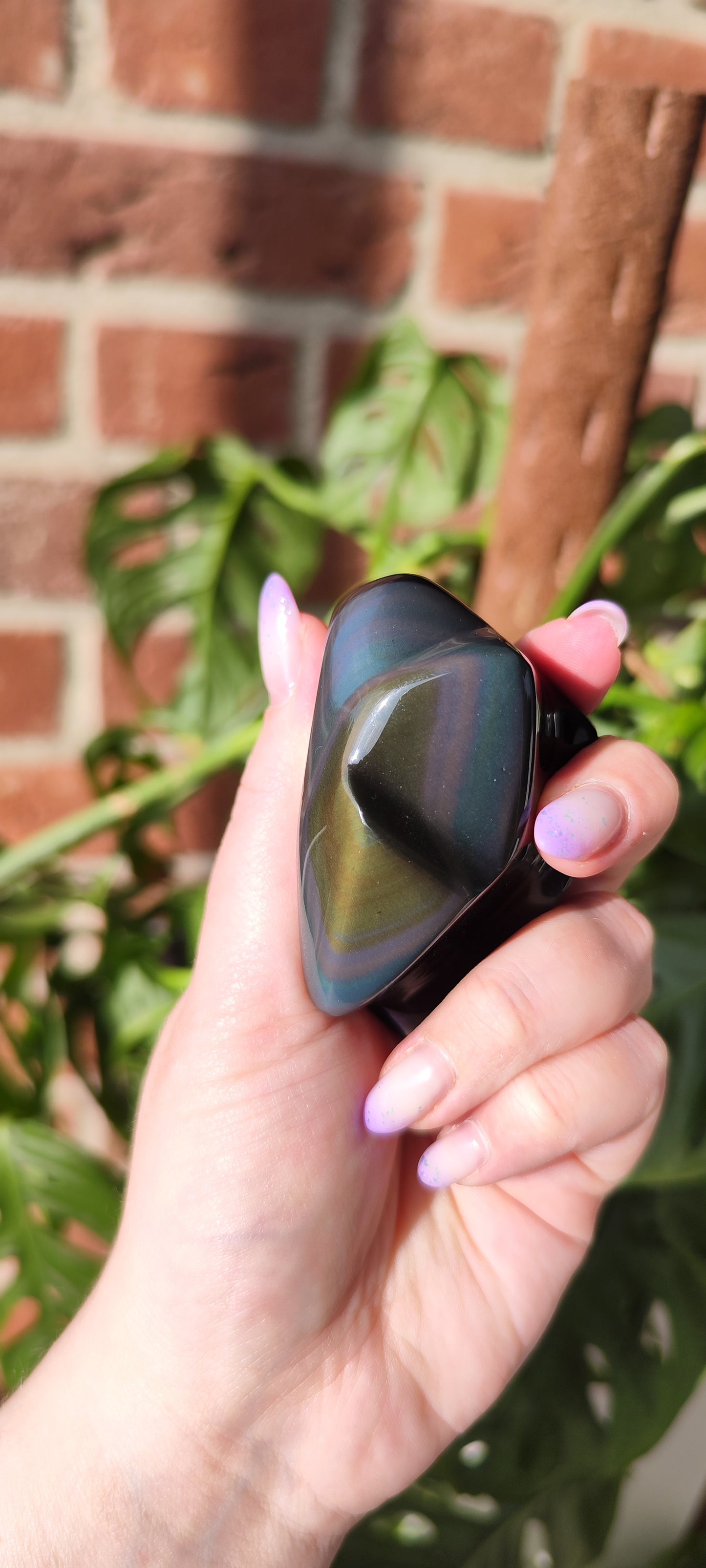 Regenbogen Obsidian Freiform 92F