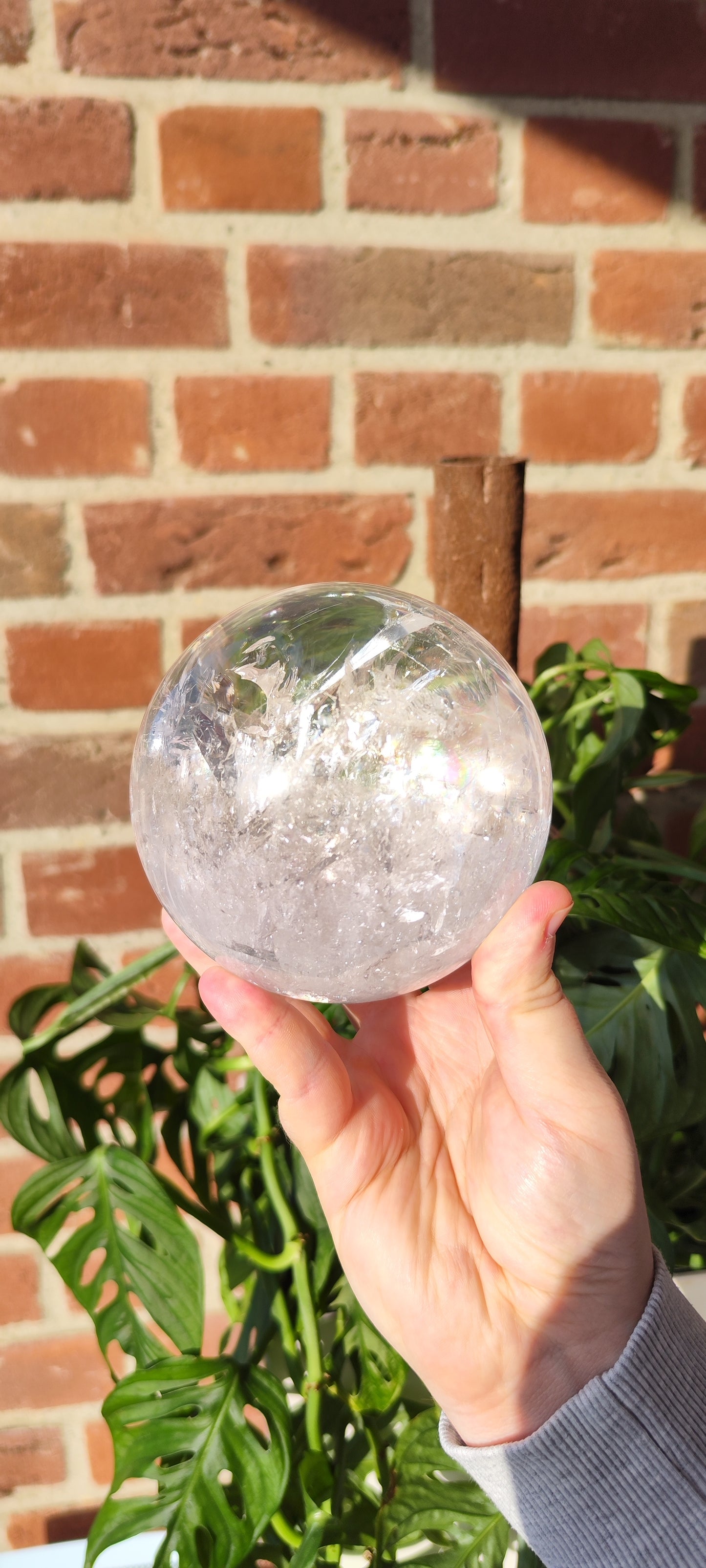 Bergkristall Lemurian Kugel 846BK