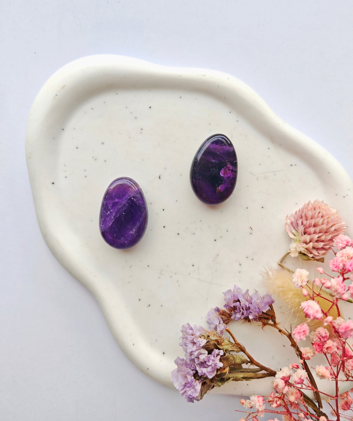 Amethyst (dunkel) Trommelsteinanhänger