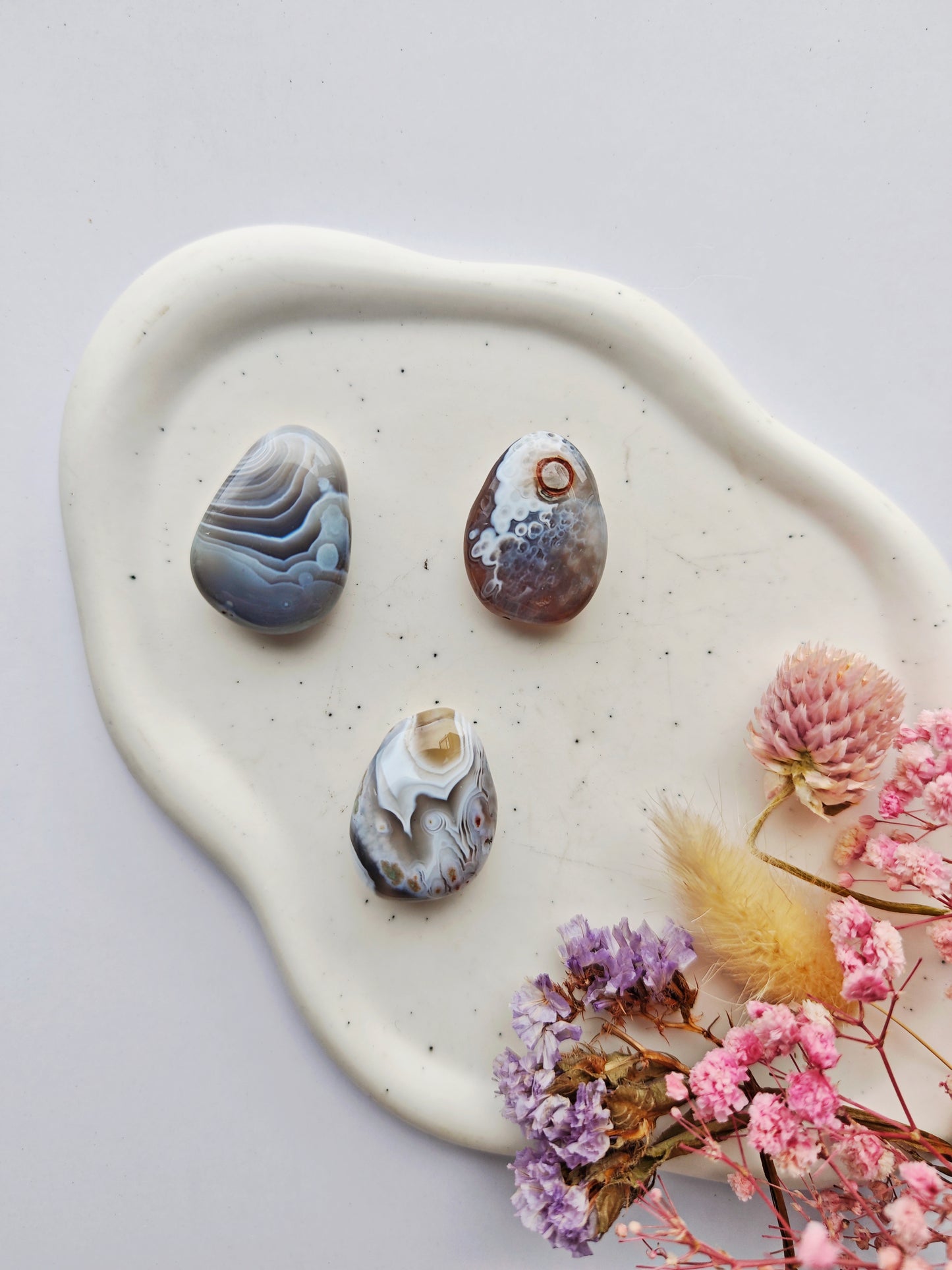 Botswana Achat Trommelsteinanhänger