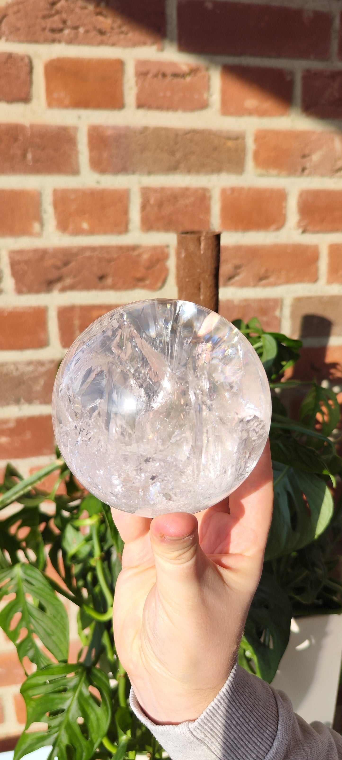 Bergkristall Lemurian Kugel 846BK