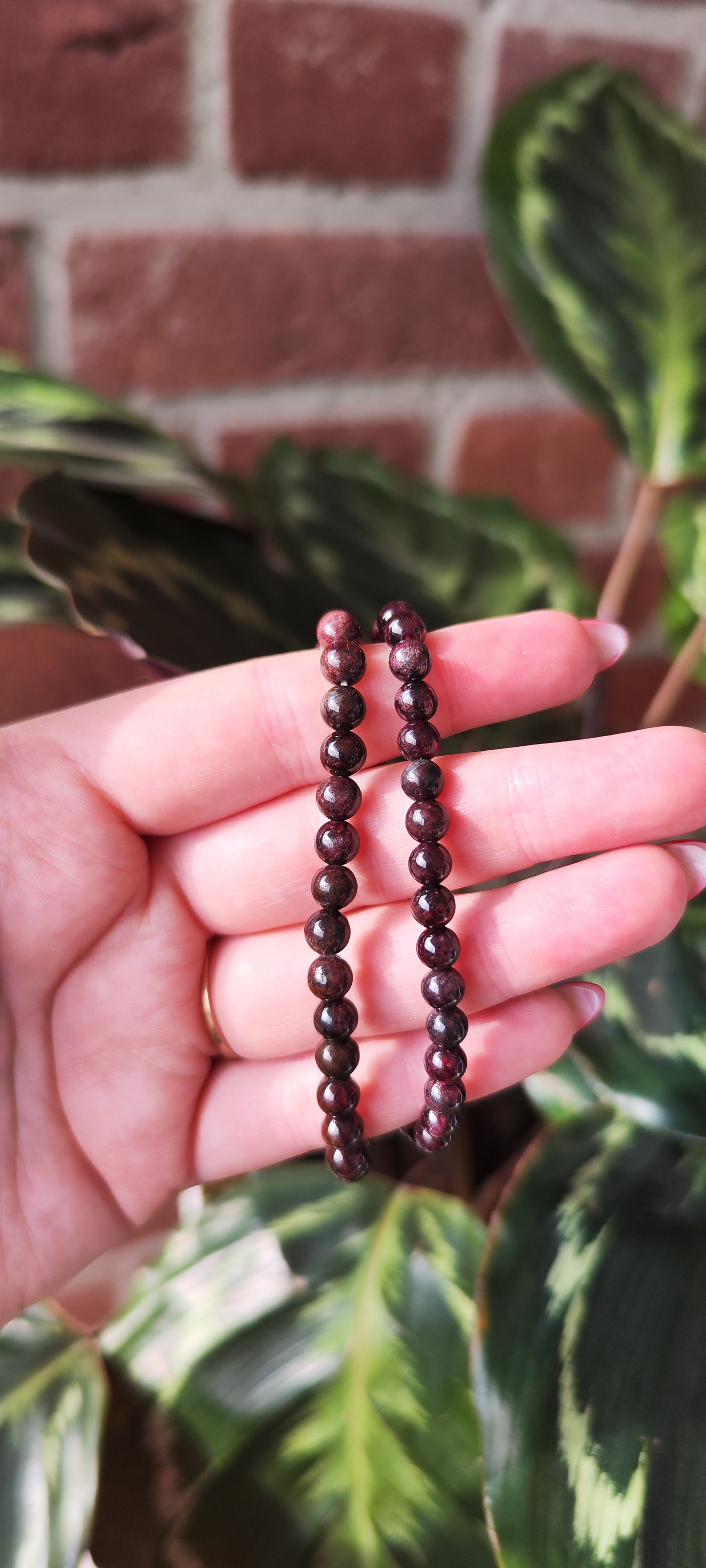 Granat Armband