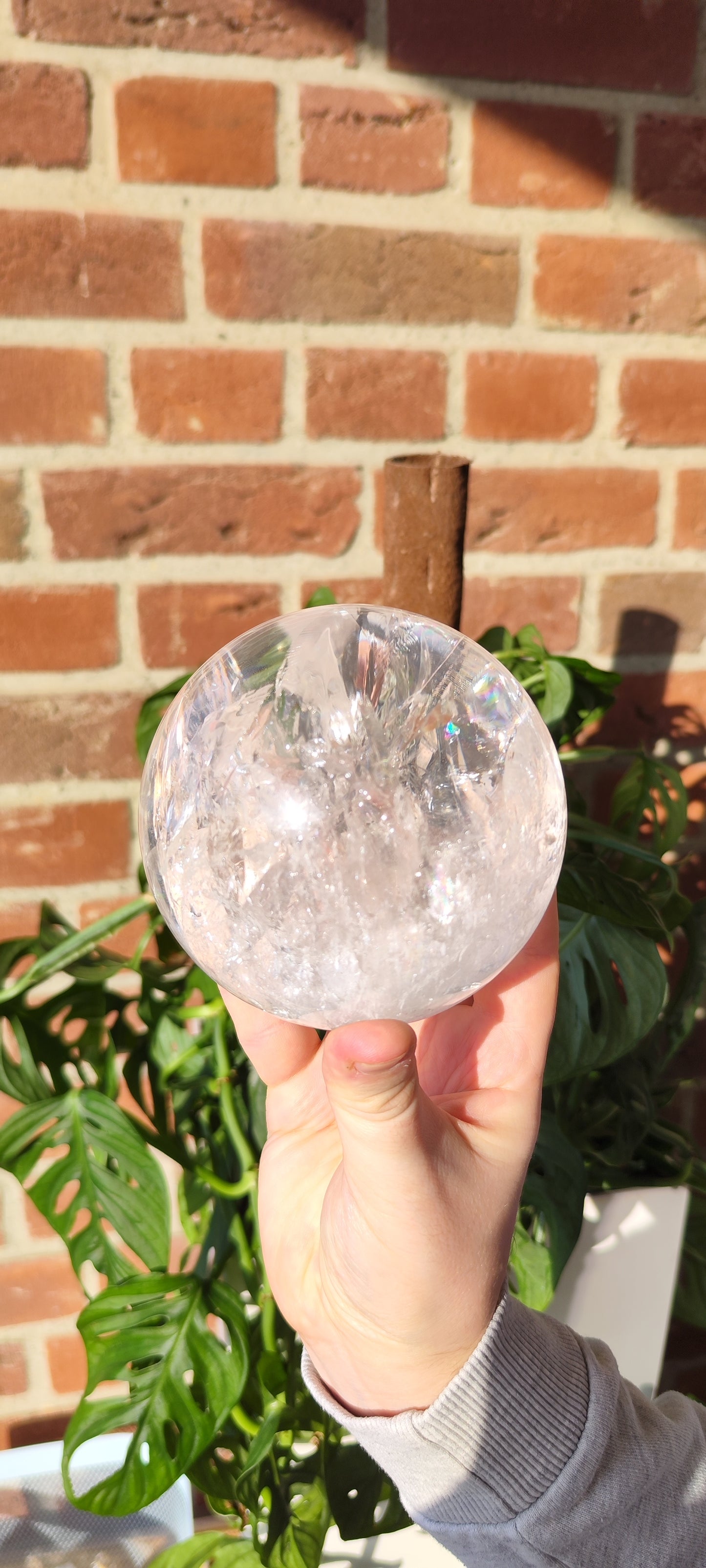 Bergkristall Lemurian Kugel 846BK