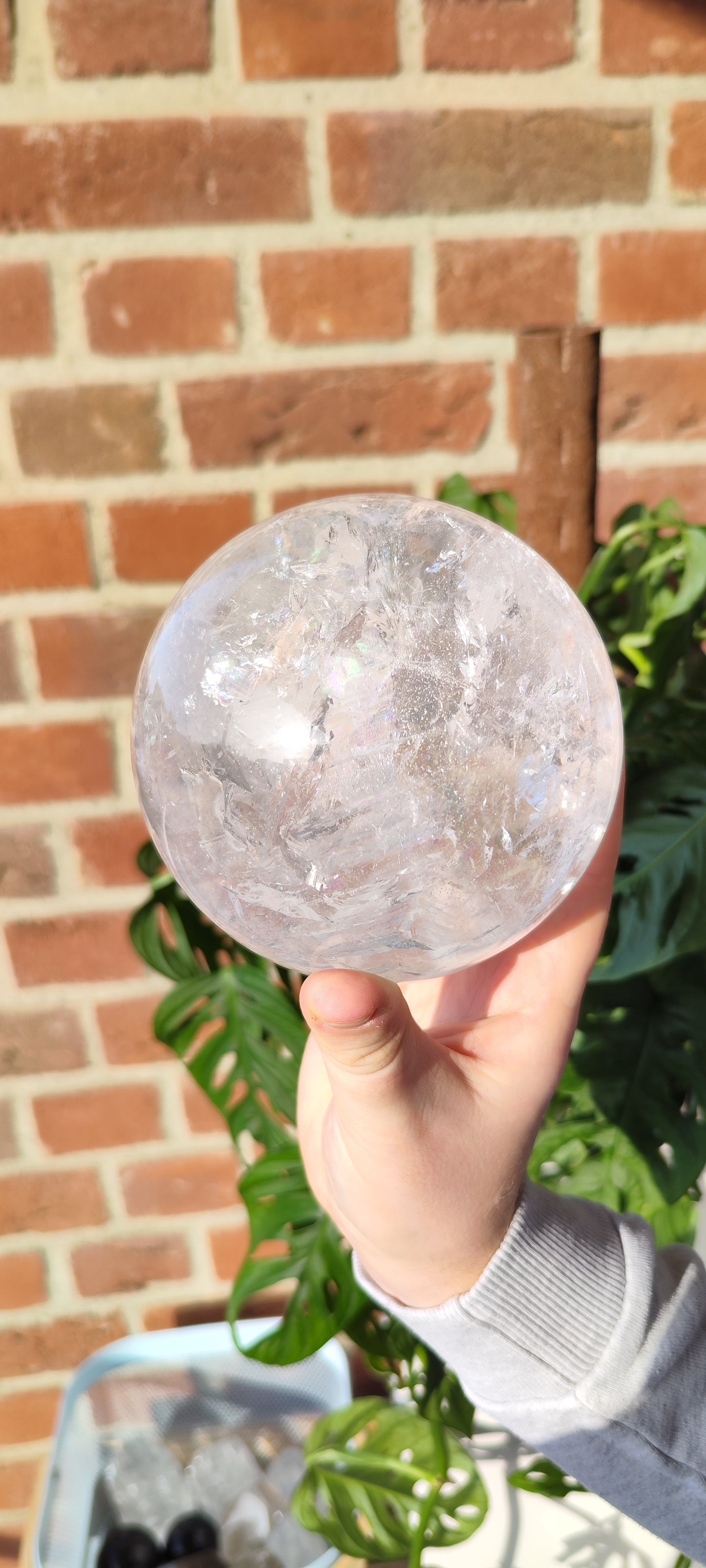 Bergkristall Lemurian Kugel 1111BK