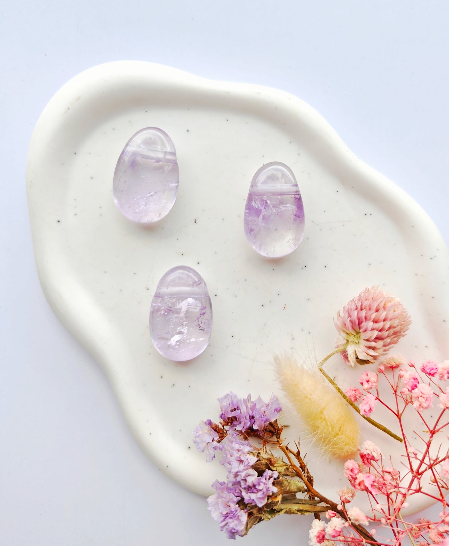 Amethyst (hell) Trommelsteinanhänger