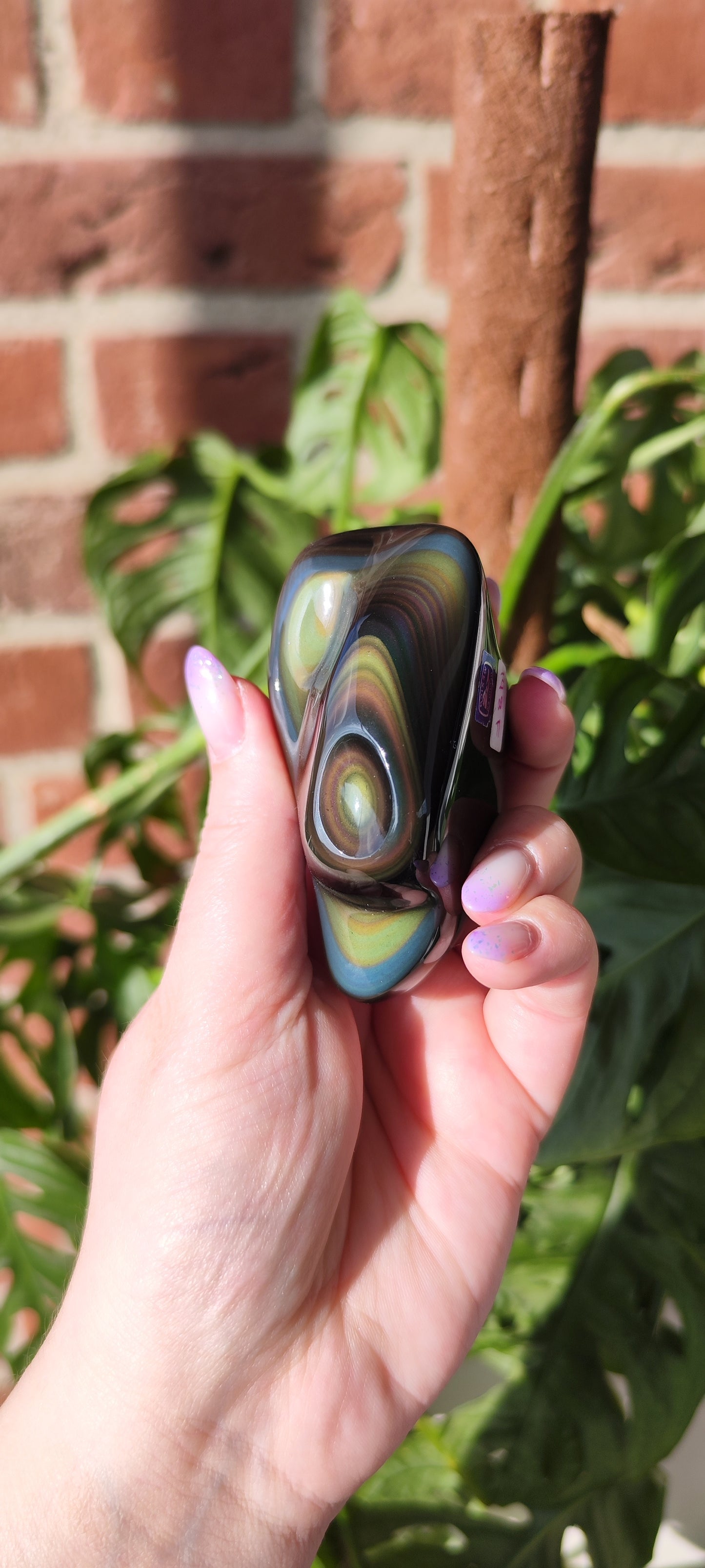 Regenbogen Obsidian Freiform 148F