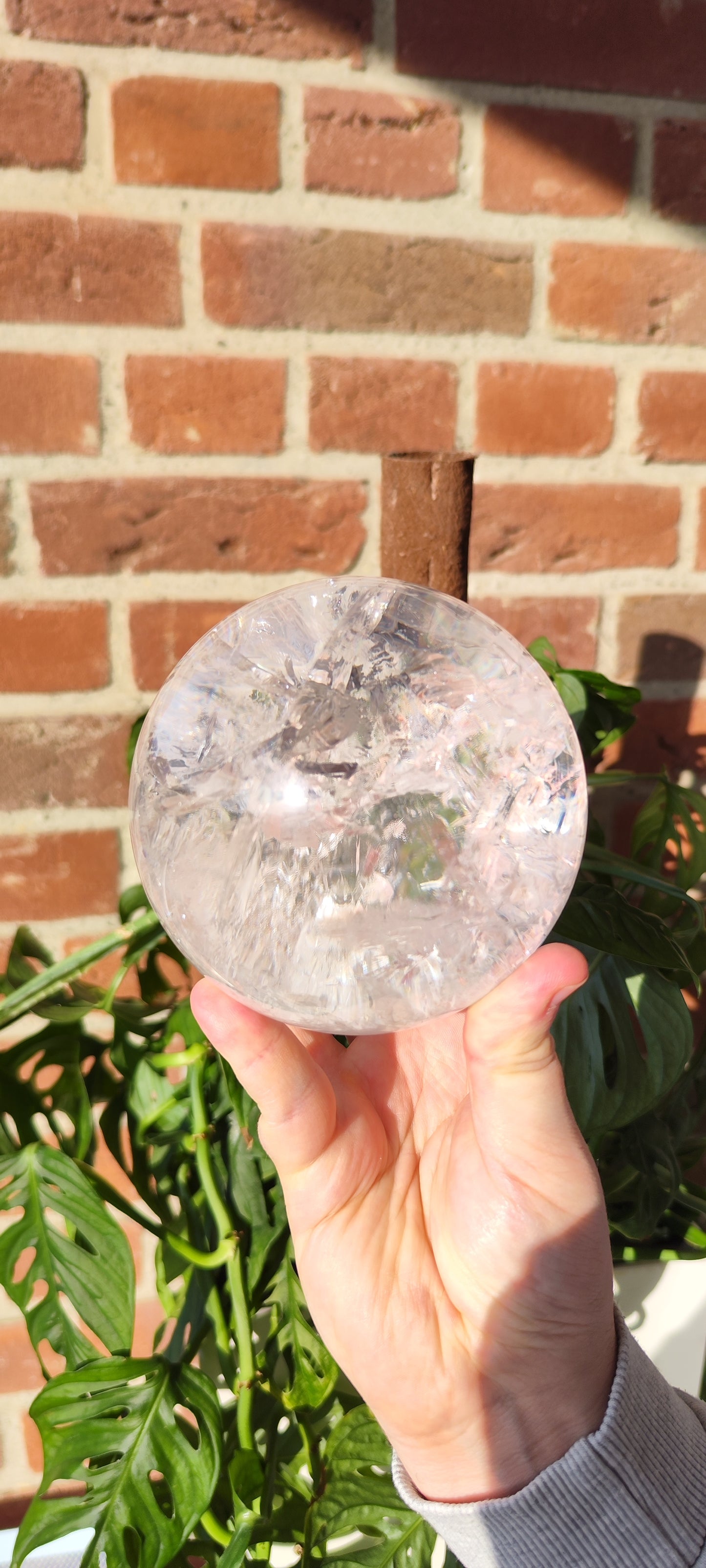 Bergkristall Lemurian Kugel 846BK