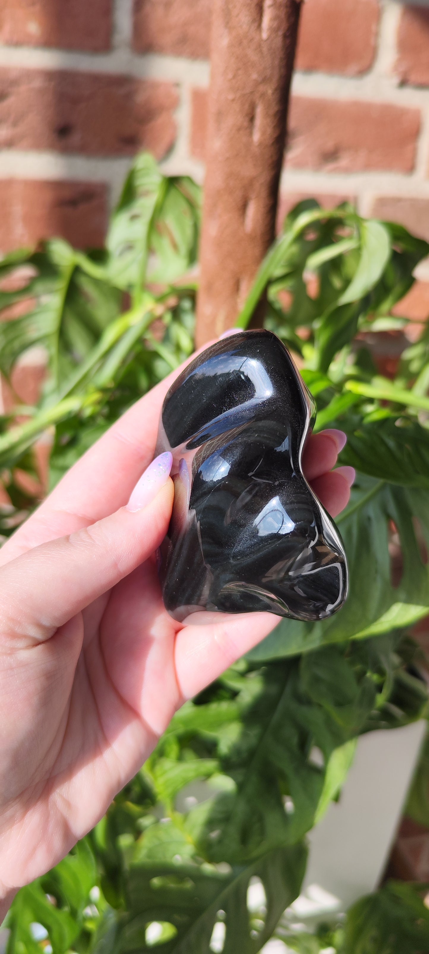 Regenbogen Obsidian Freiform 151F