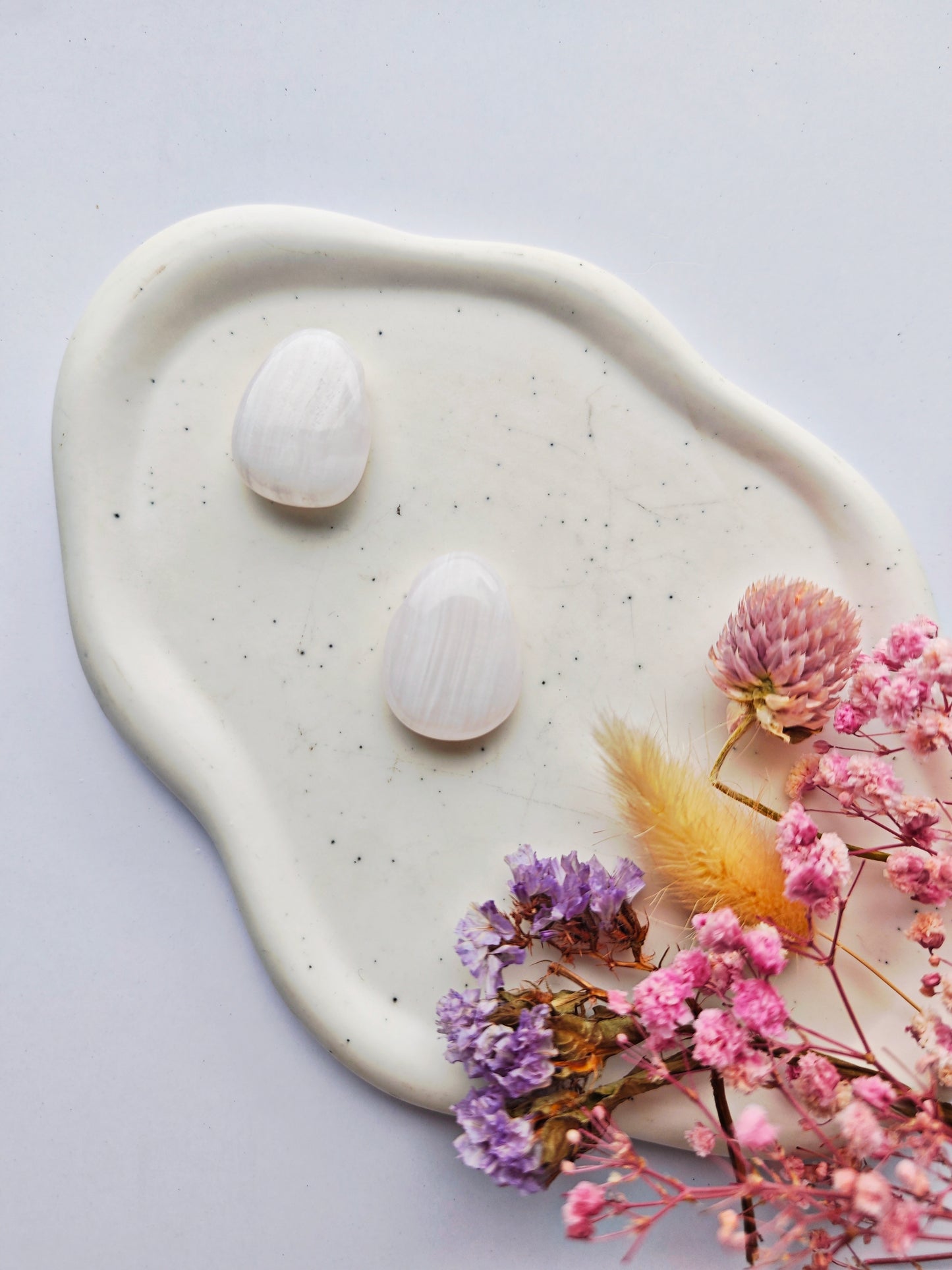 Mangano Calcit Trommelsteinanhänger