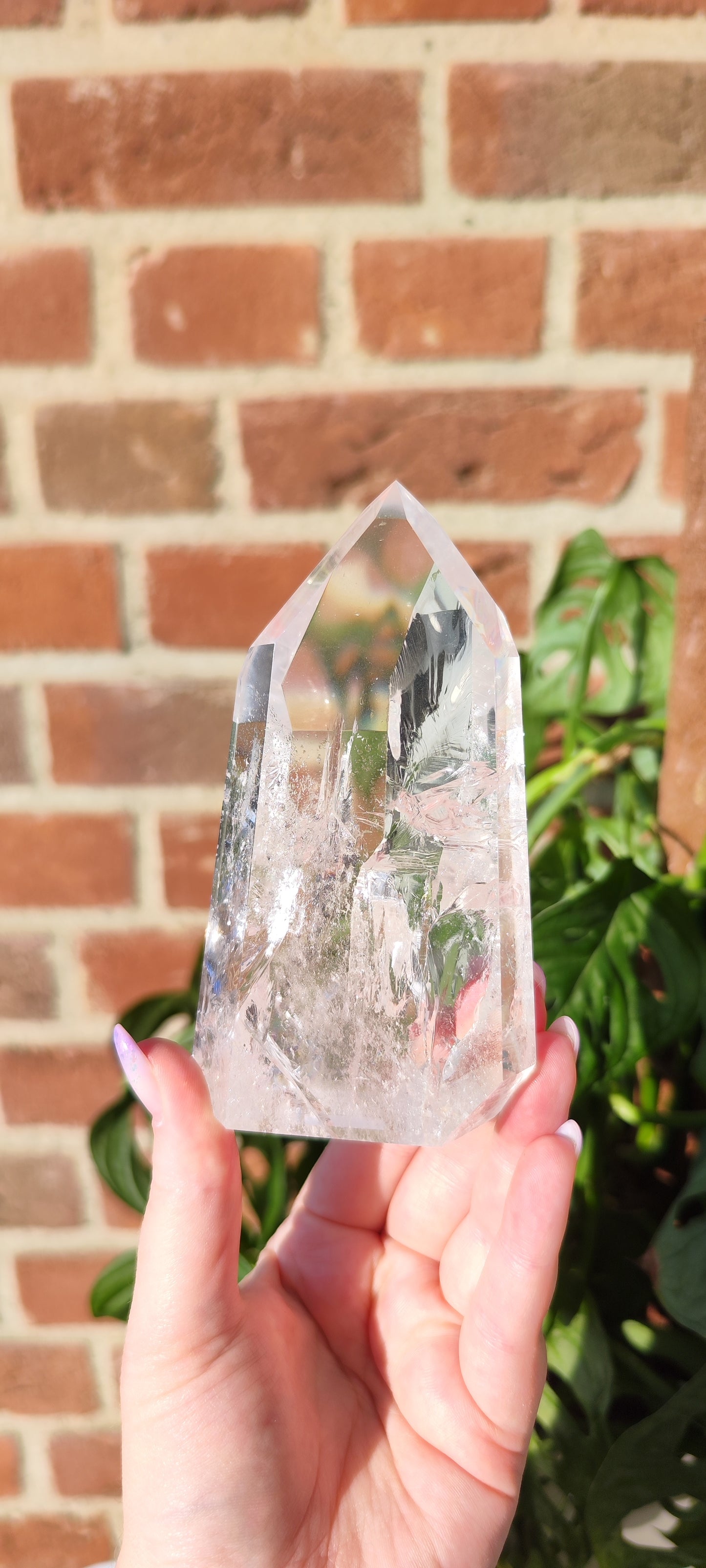 Bergkristall Lemurian Turm 154BK