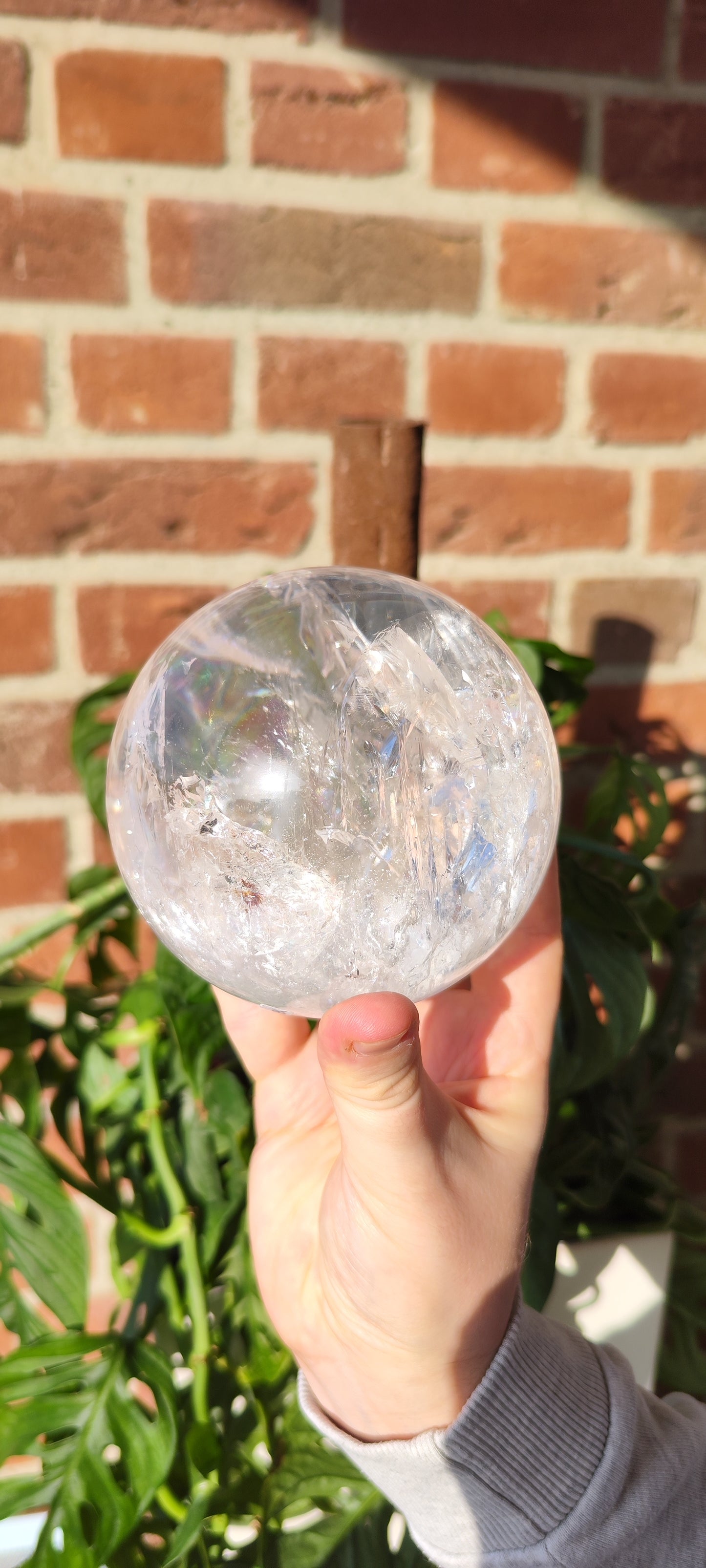 Bergkristall Lemurian Kugel 846BK