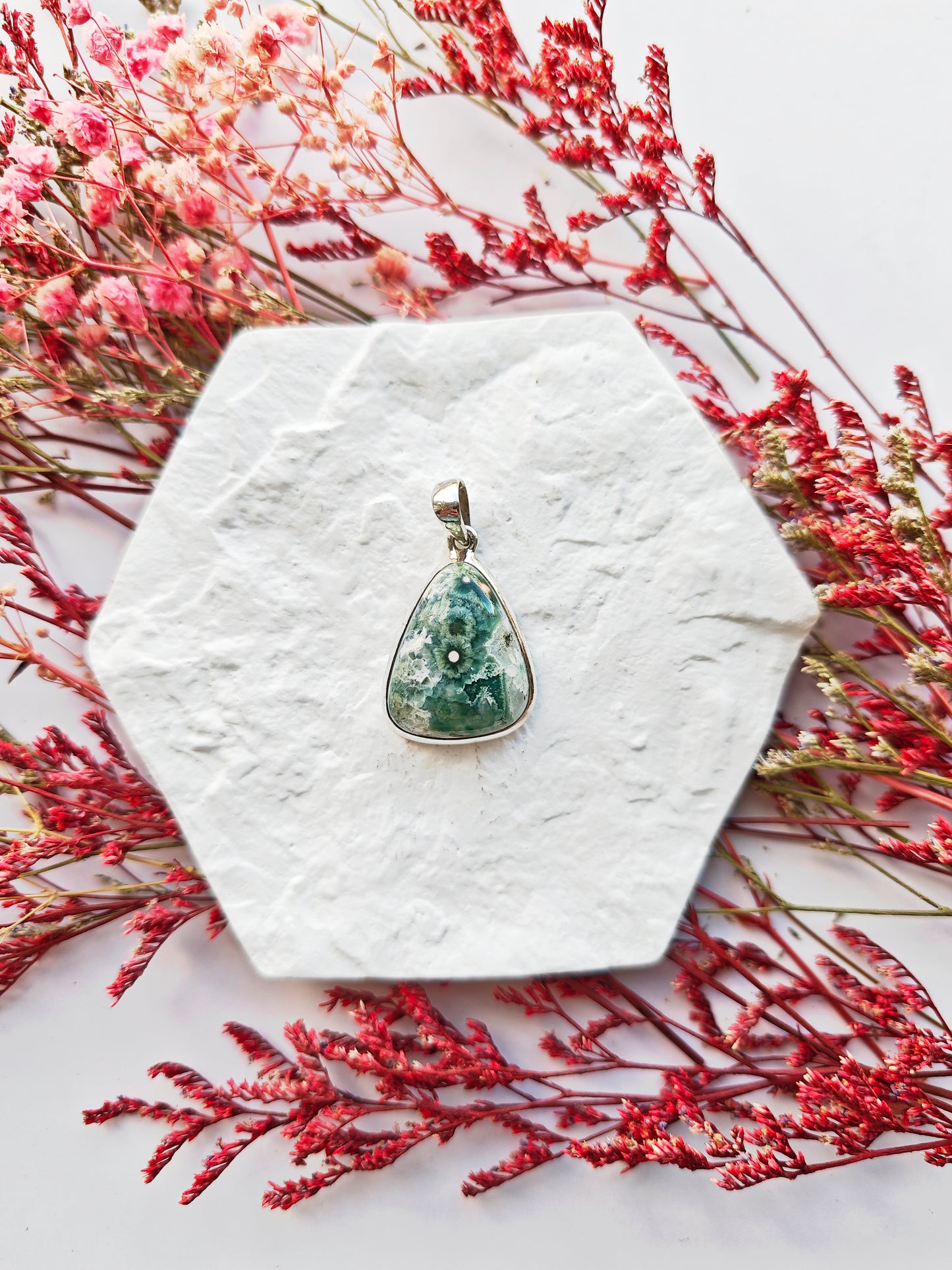 Ozean Jaspis Anhänger 84Z