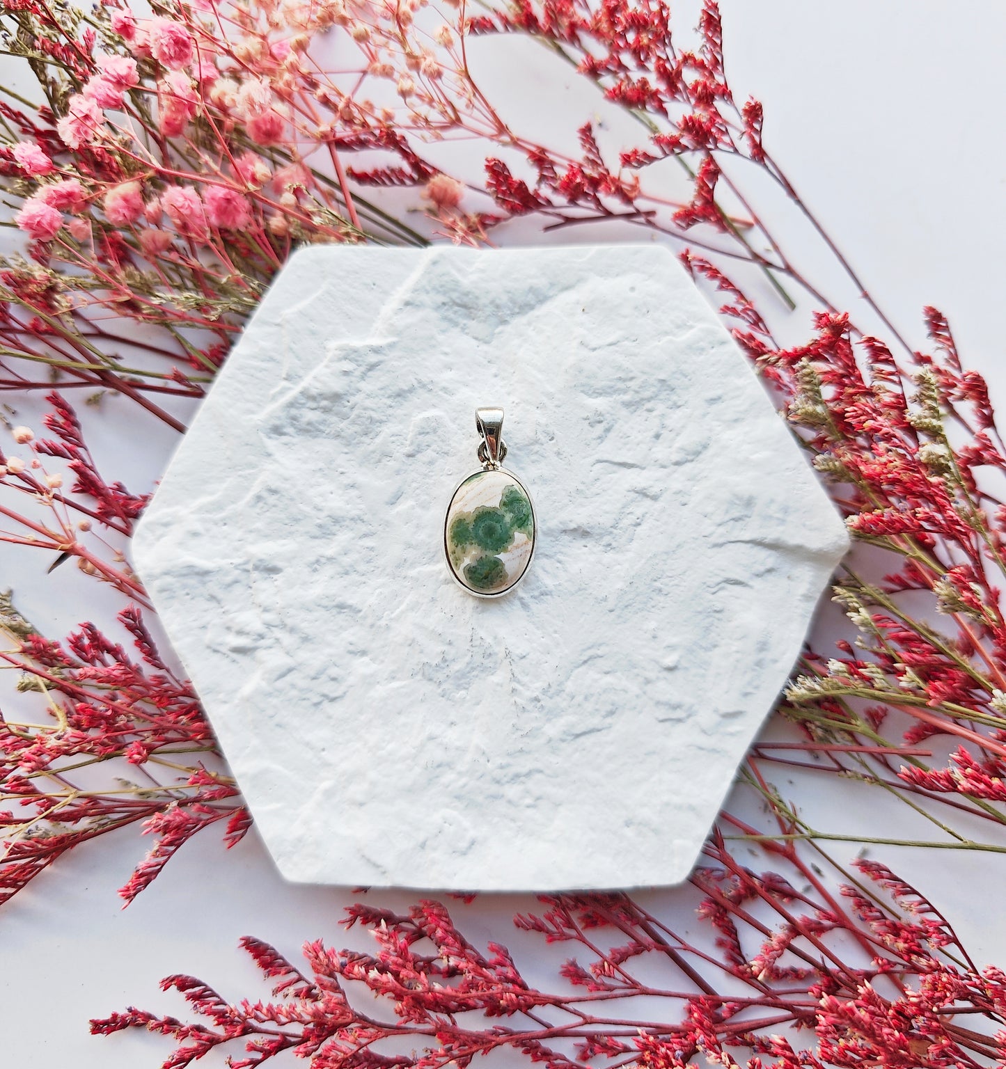 Ozean Jaspis Anhänger 46Z