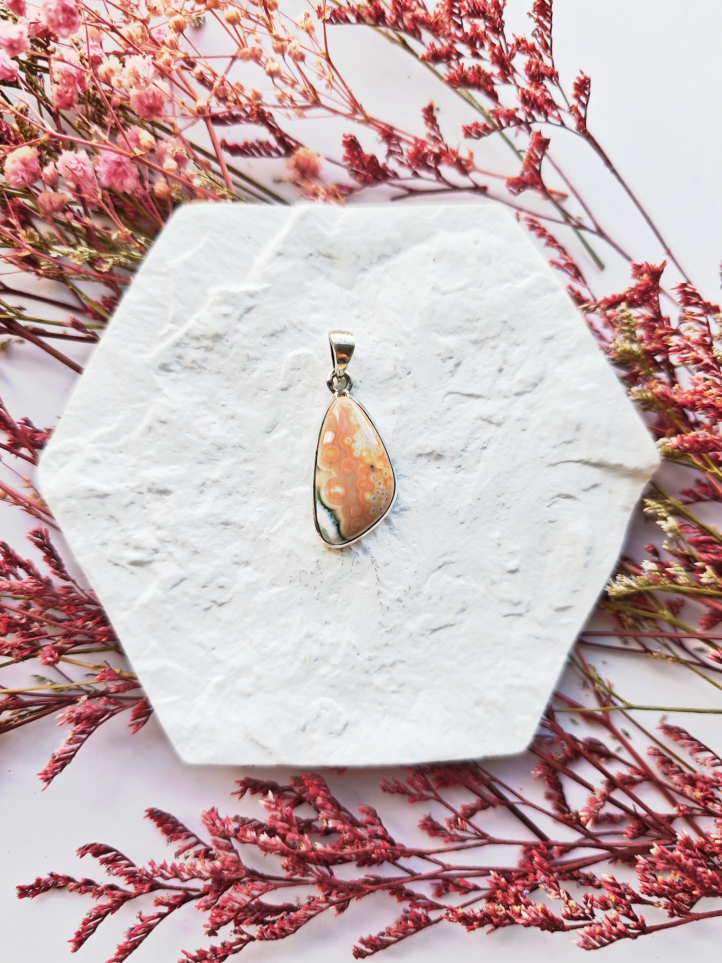 Ozean Jaspis Anhänger 58Z