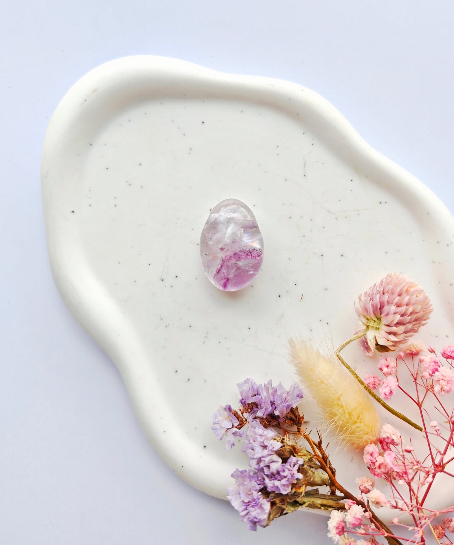 Fluorit Trommelsteinanhänger