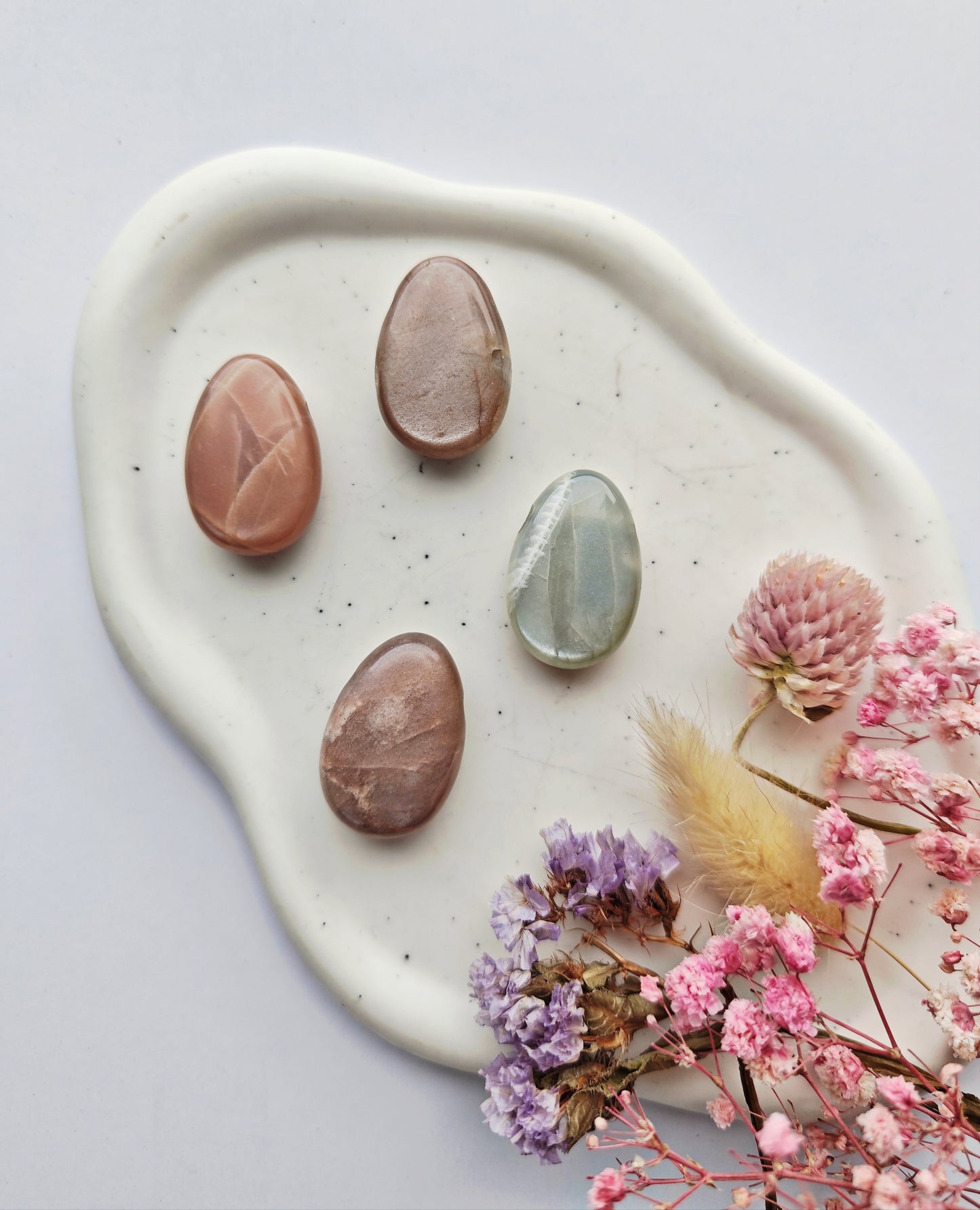 Mondstein Trommelsteinanhänger