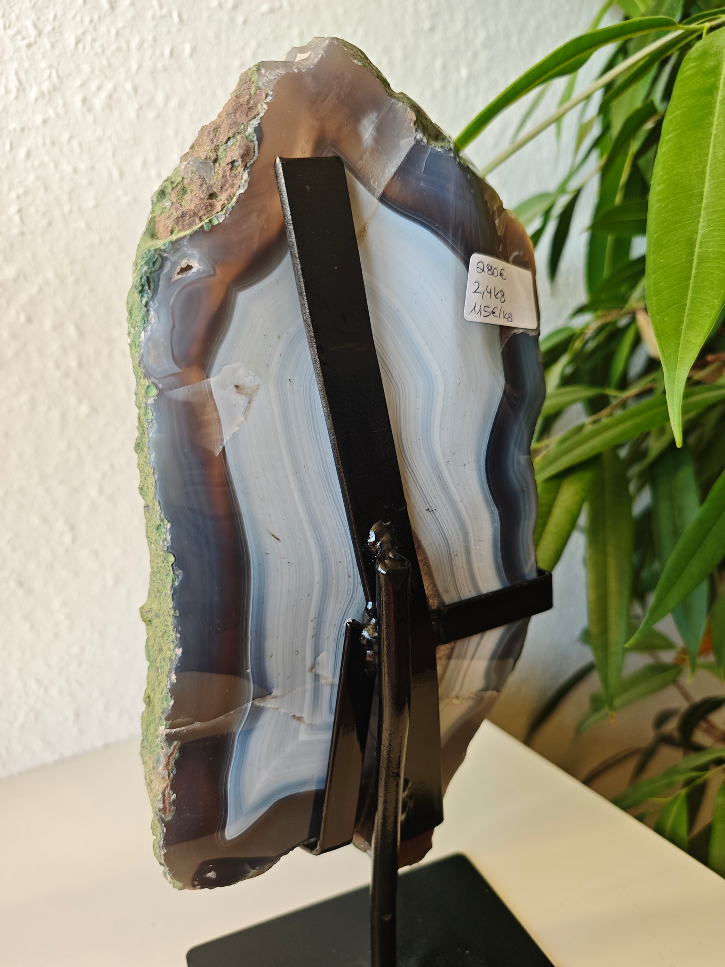 Blauer Achat x Amethyst