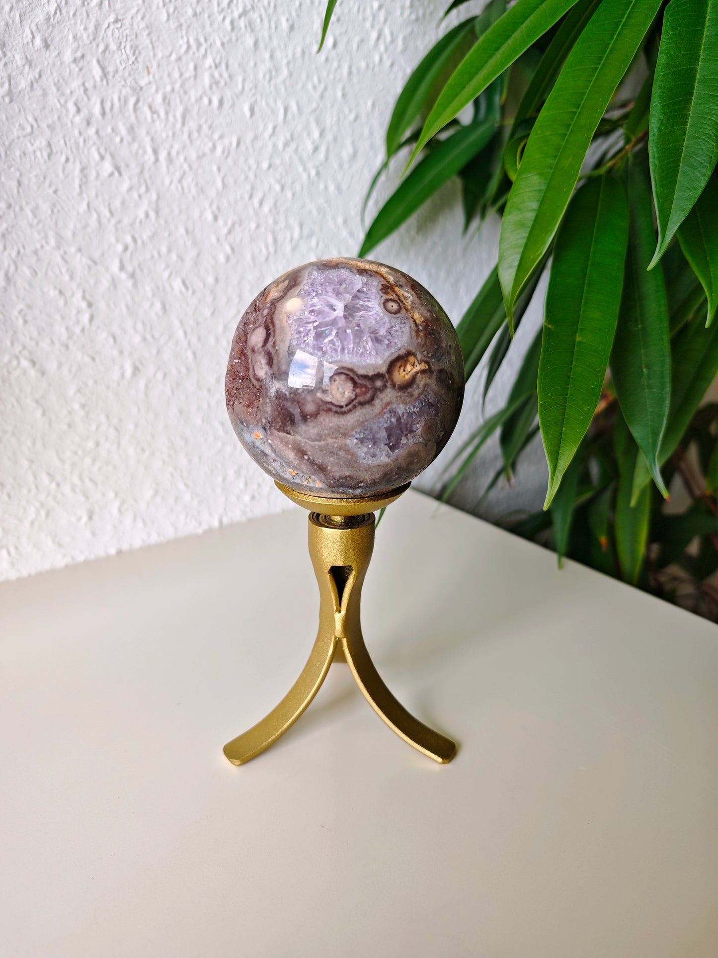 Pinker Amethyst x Amethyst Kugel 180