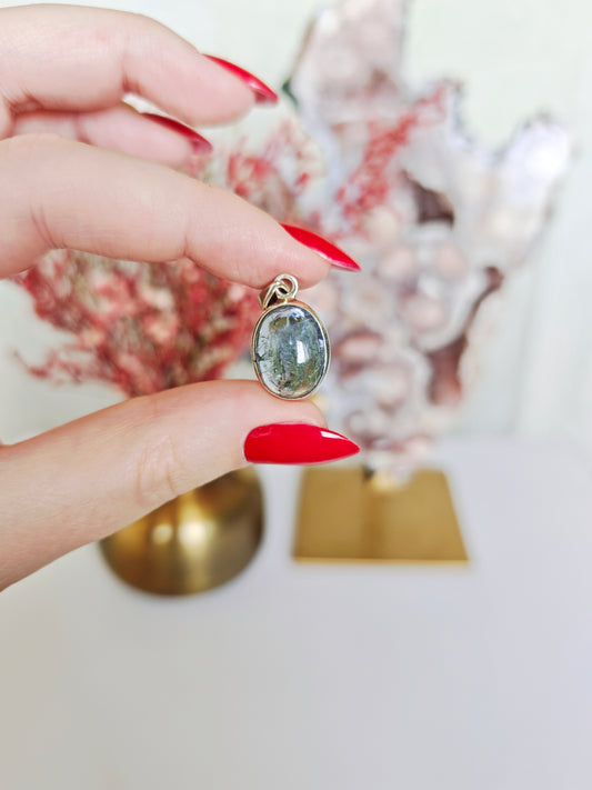 Aqua Kyanit Anhänger 73Z