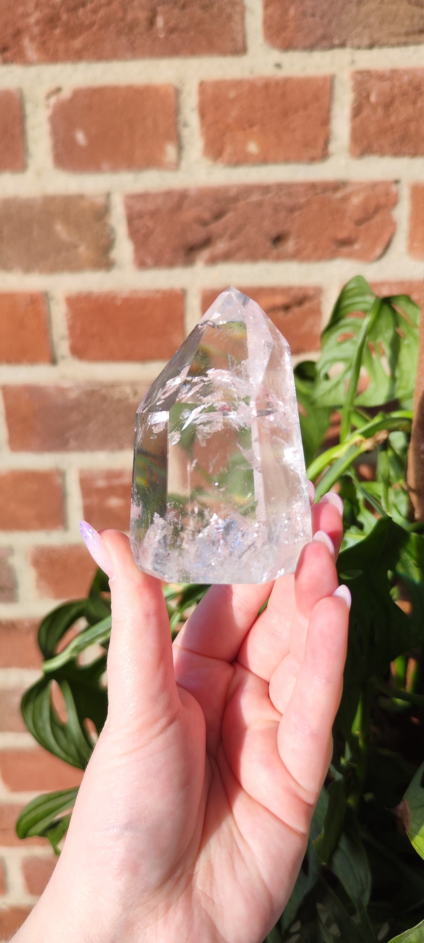 Bergkristall Lemurian Turm 104 KB