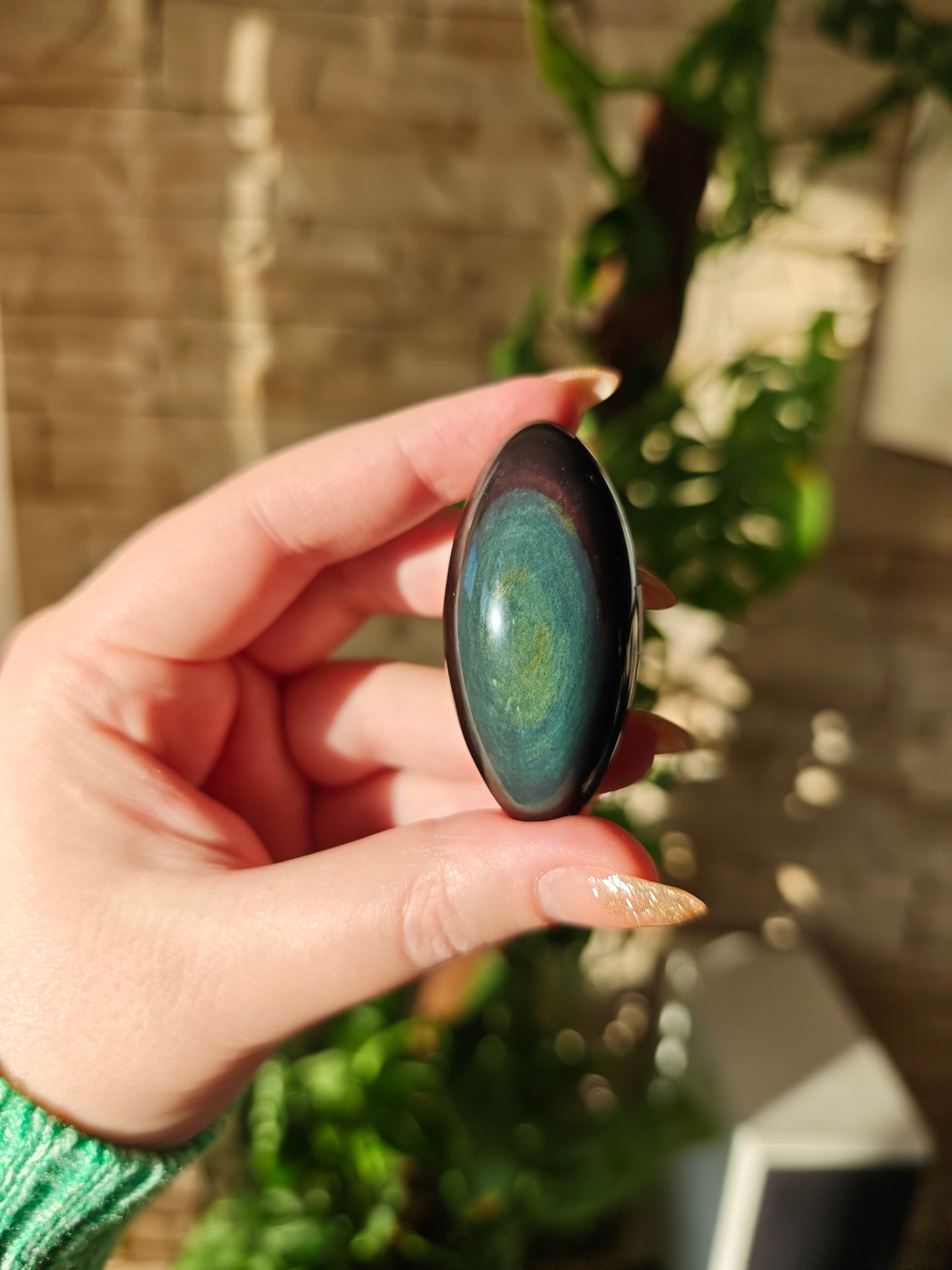 Regenbogen Obsidian Shiva G