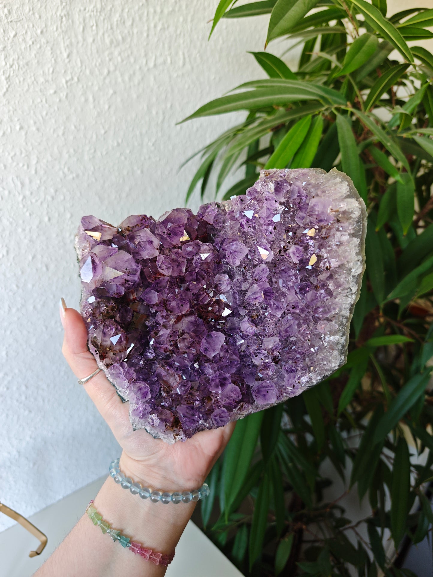 Amethyst X Hämatit Cluster