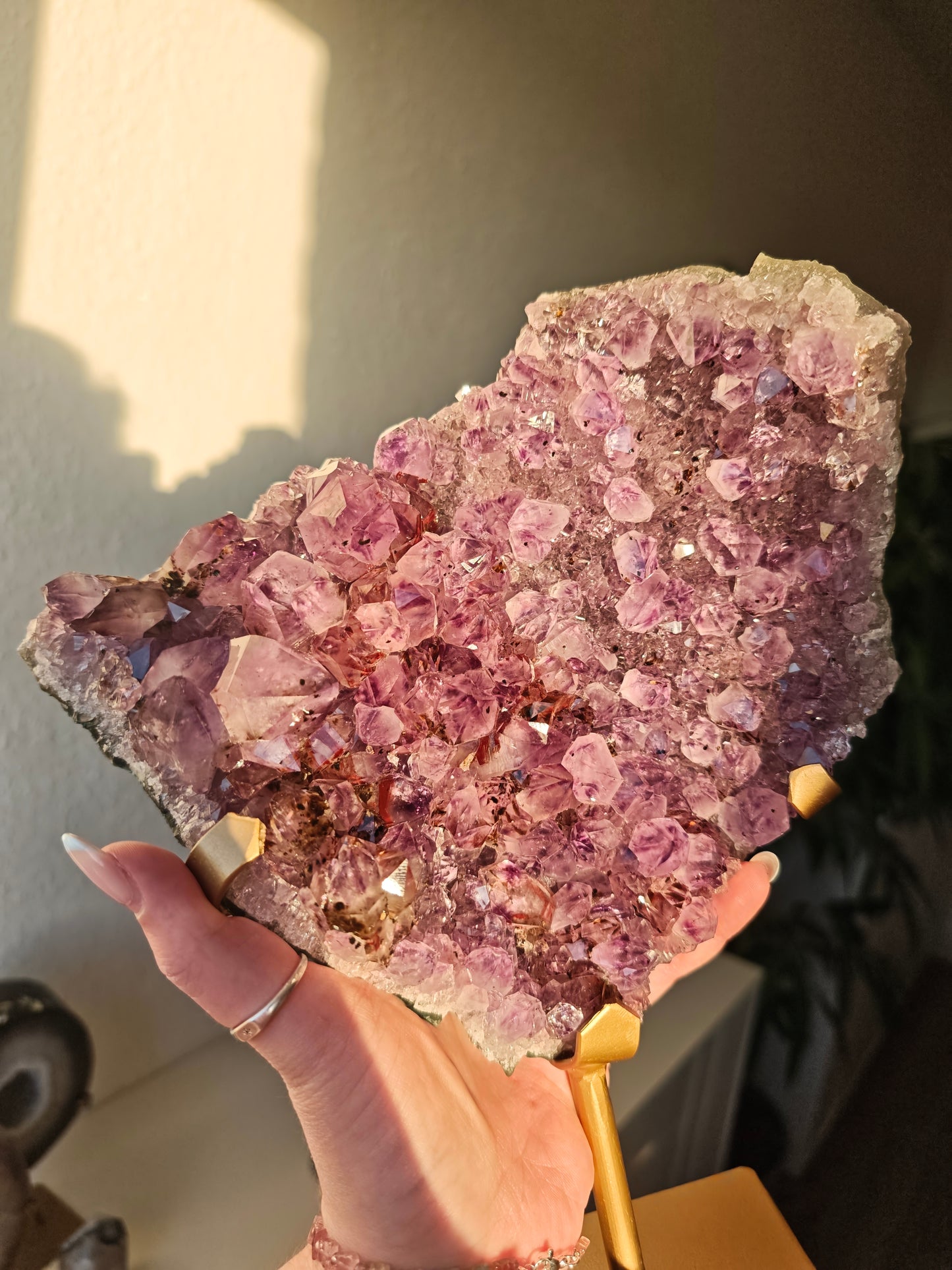 Amethyst X Hämatit Cluster