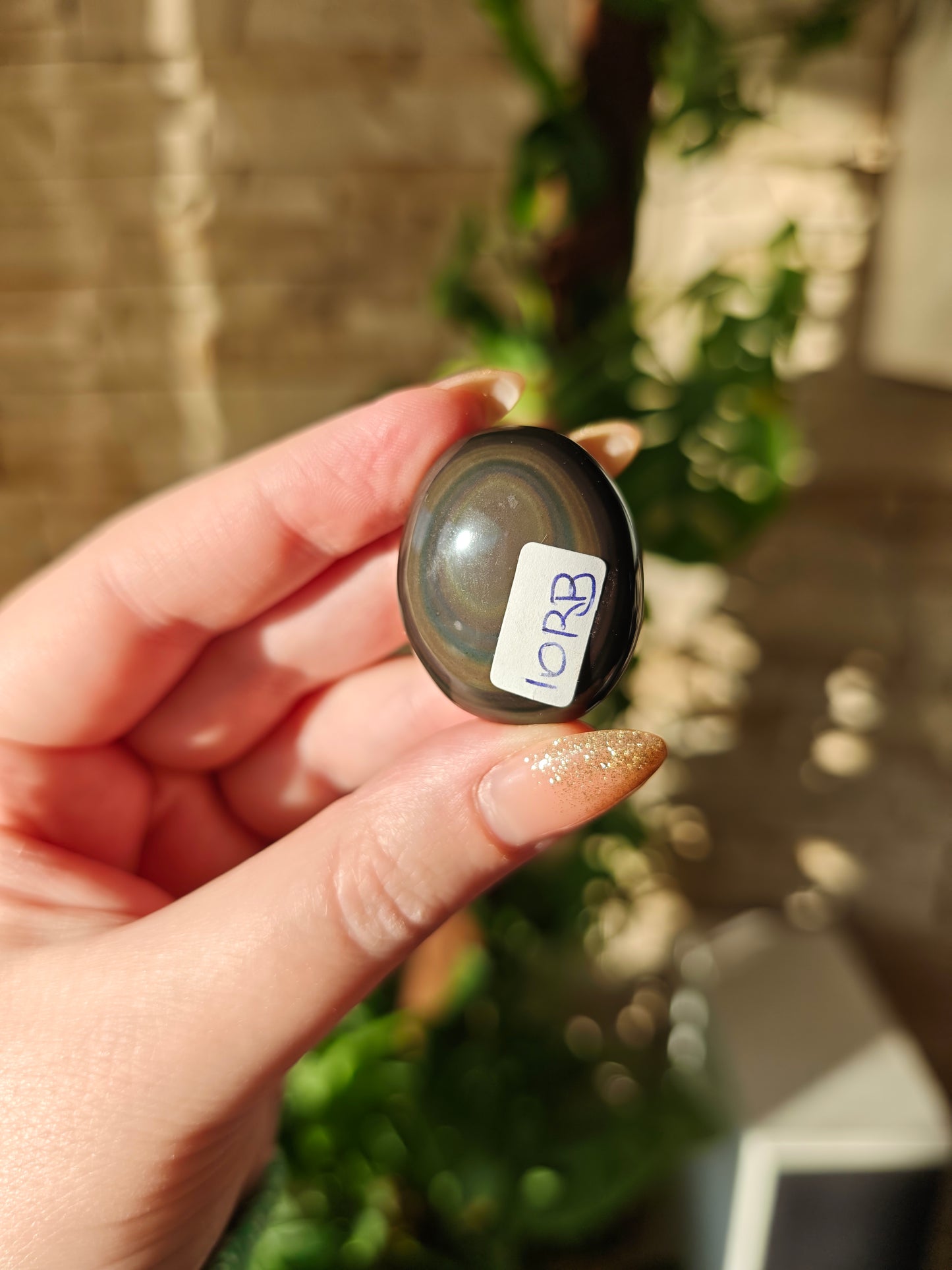 Regenbogen Obsidian Mini Handstein 10RB