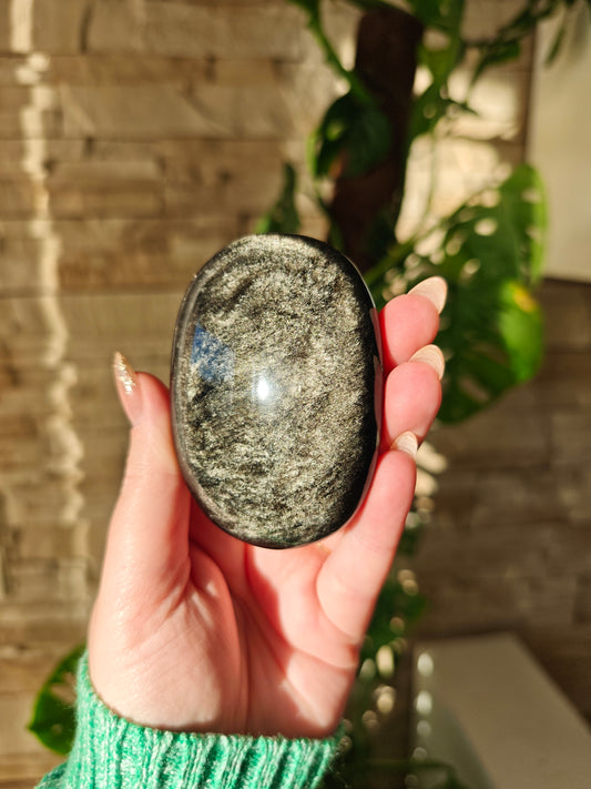 Goldsheen Obsidian Handstein 54So