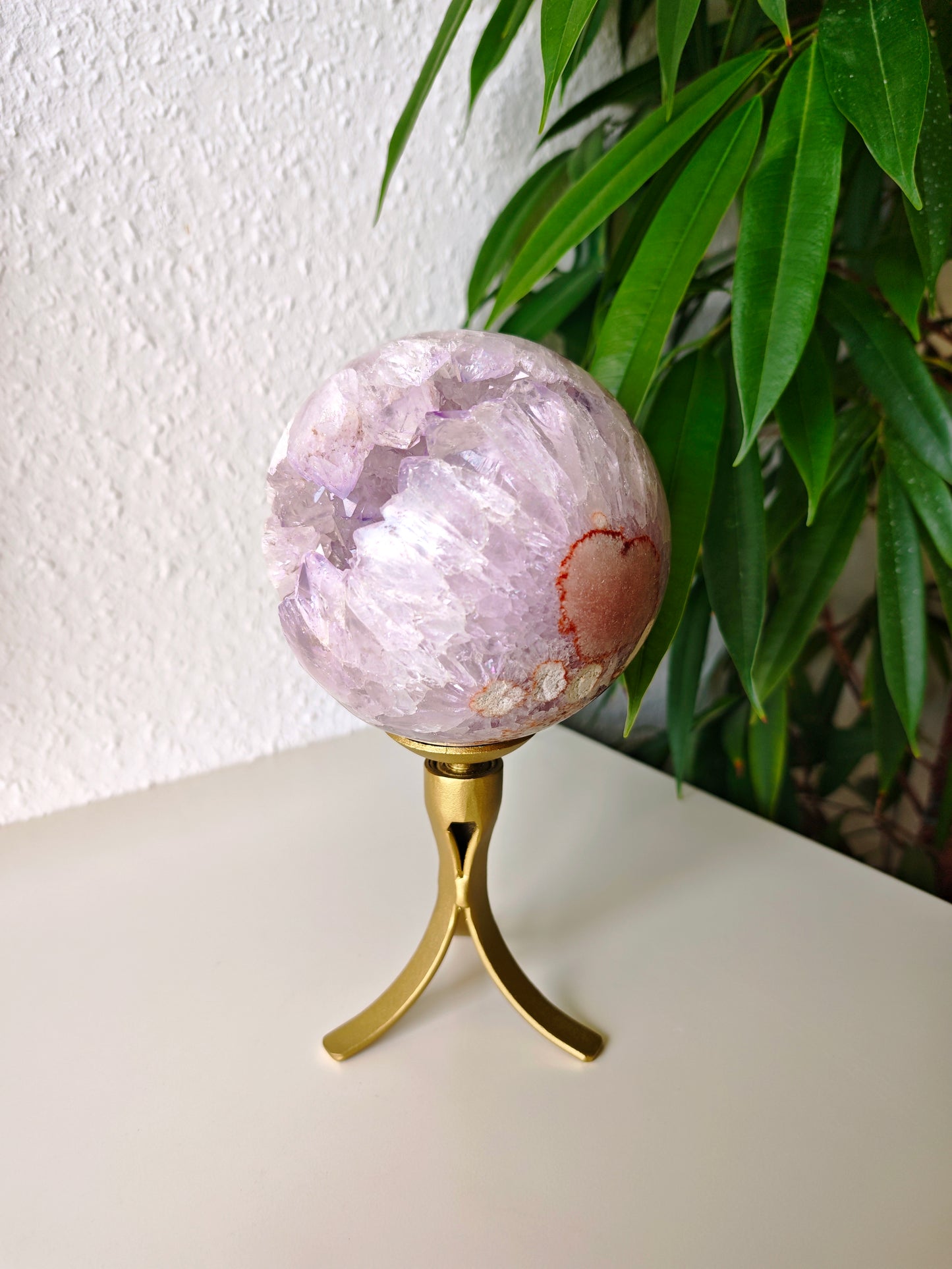 Pinker Amethyst x Amethyst Kugel 222