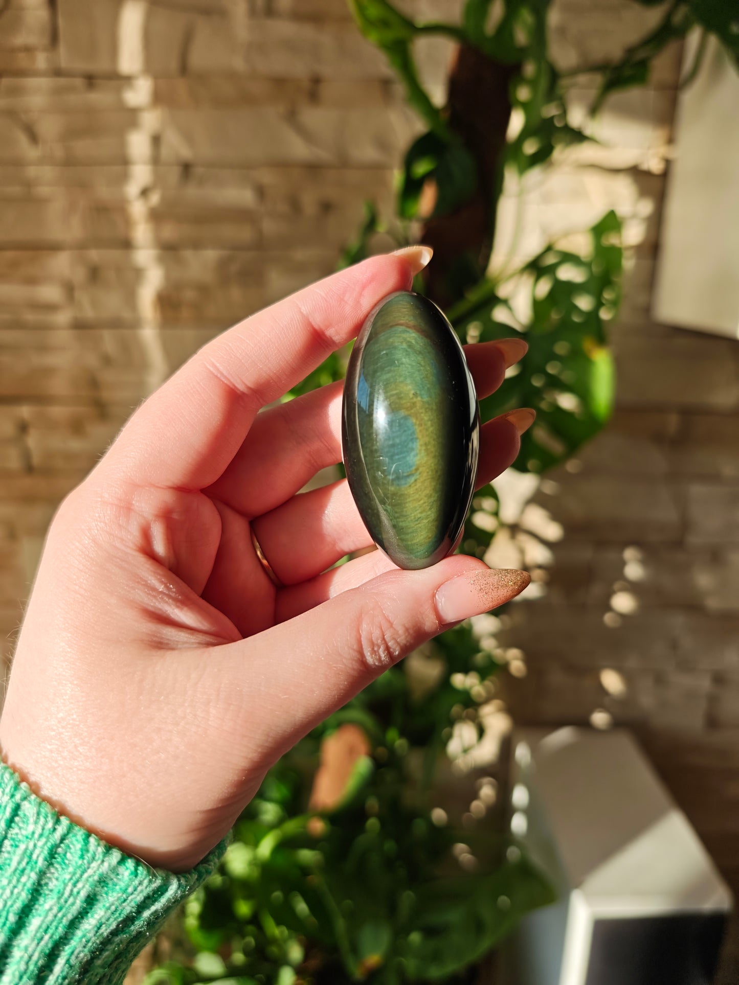 Regenbogen Obsidian Shiva F