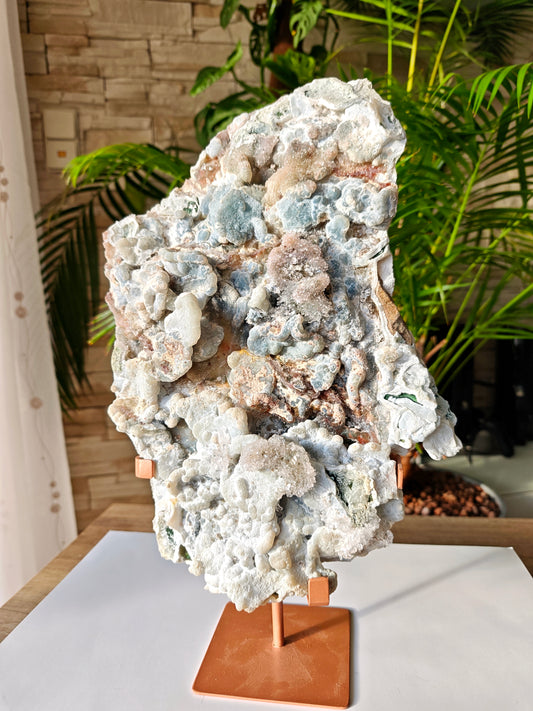 Amethyst Blumen Mix Platte "Wintergeist"