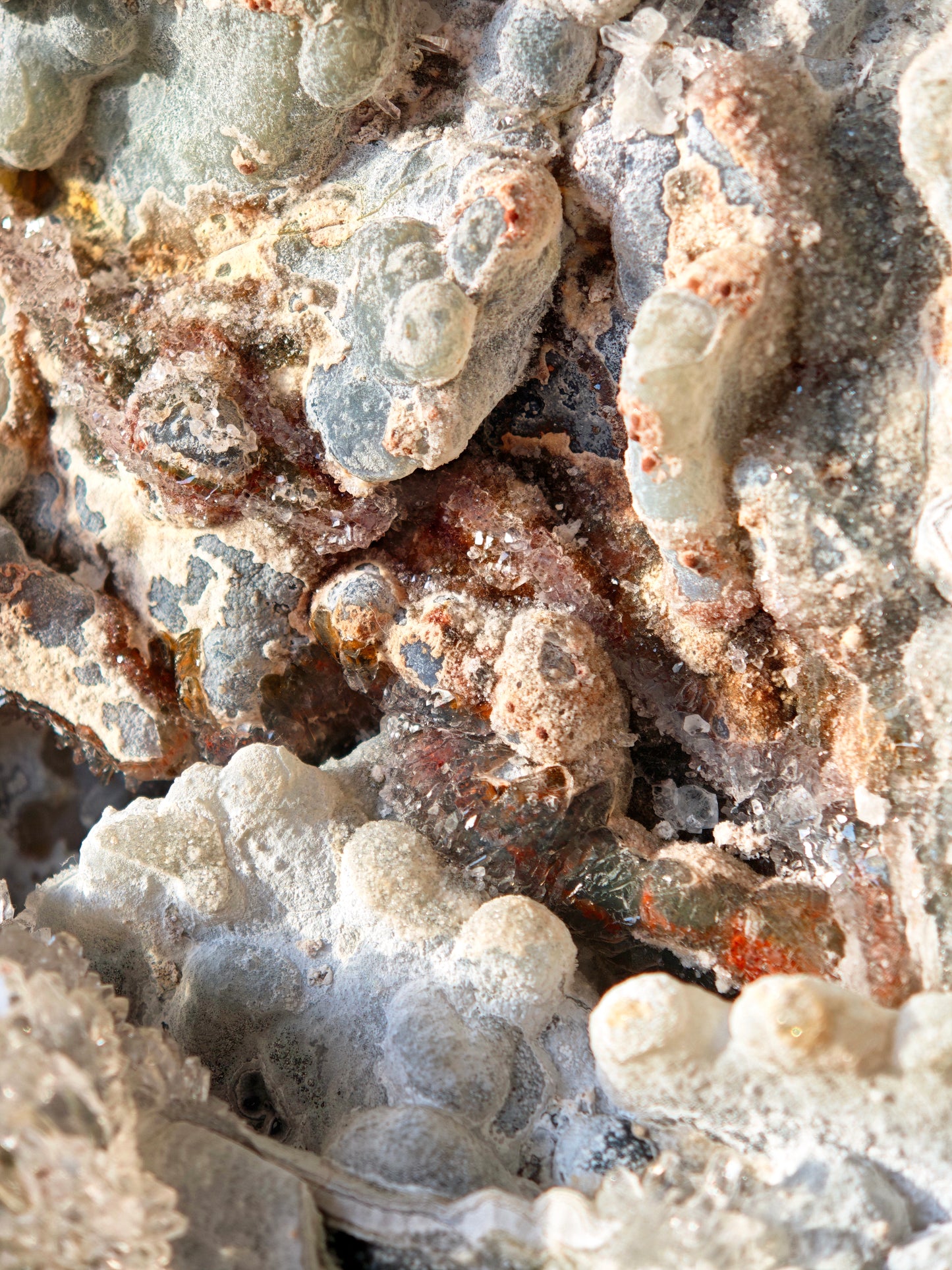 Amethyst Blumen Mix Platte "Wintergeist"