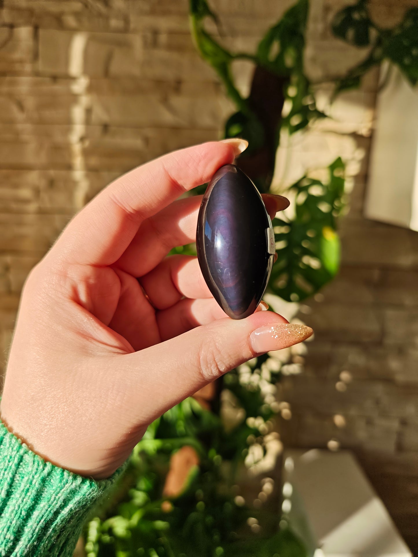 Regenbogen Obsidian Shiva A