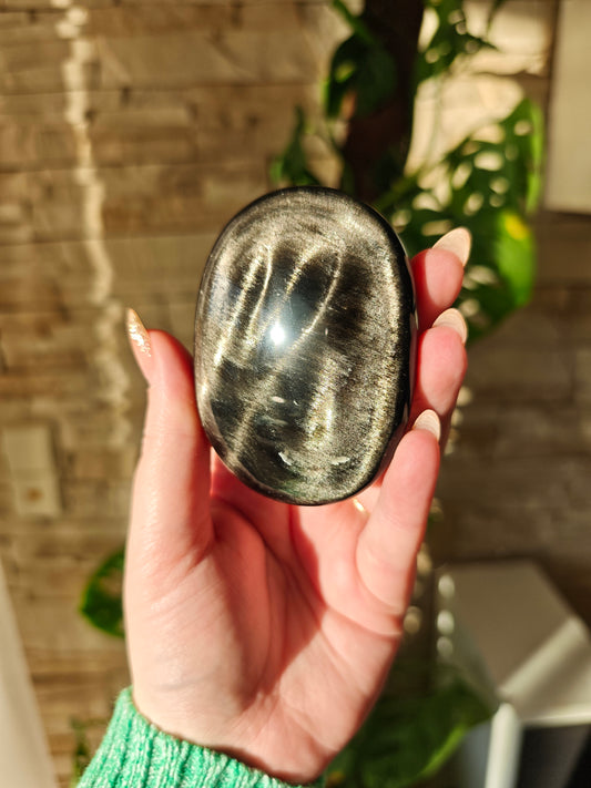 Goldsheen Obsidian Handstein 54Sz