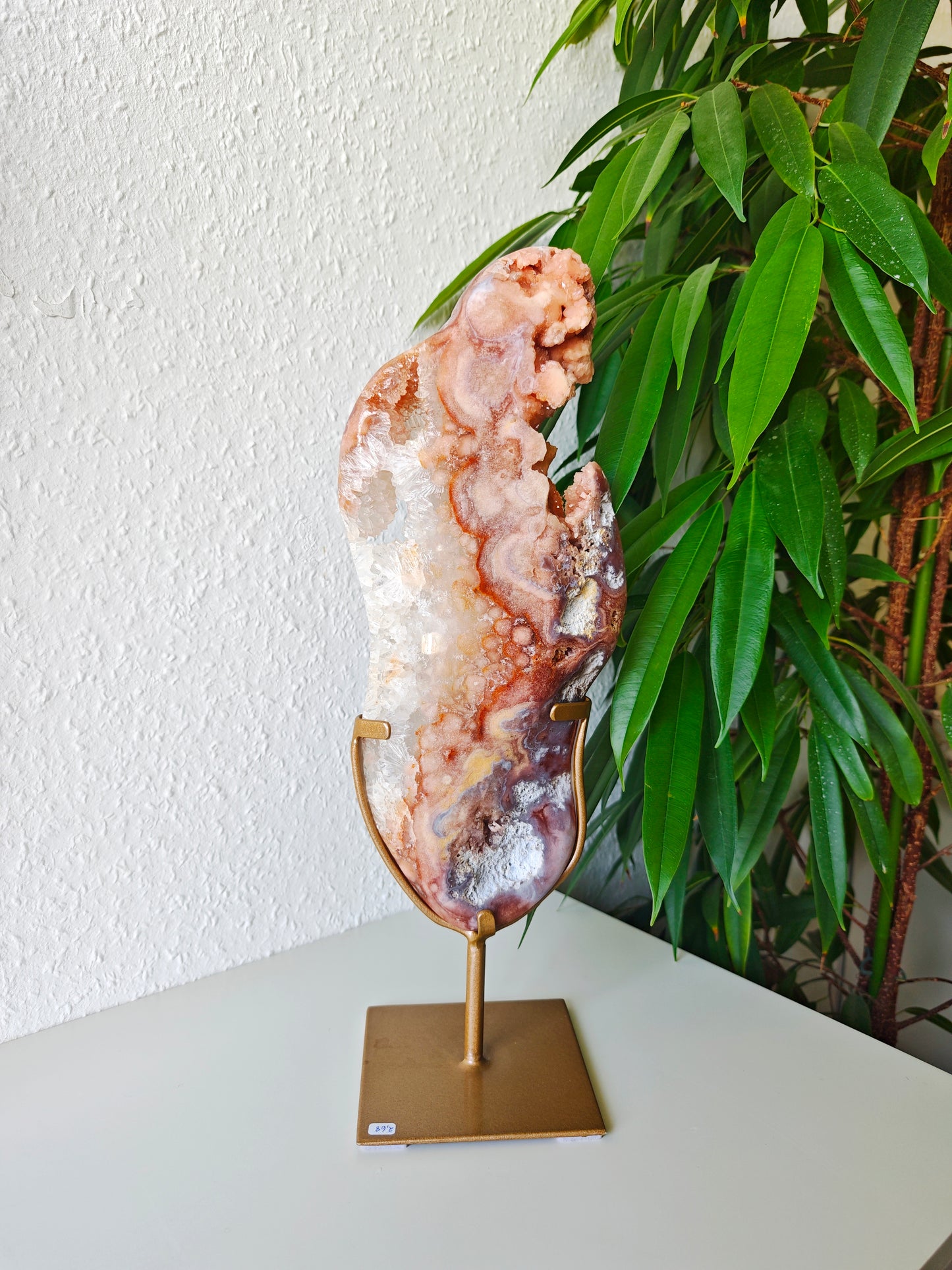 Pinke Amethyst Scheibe 312