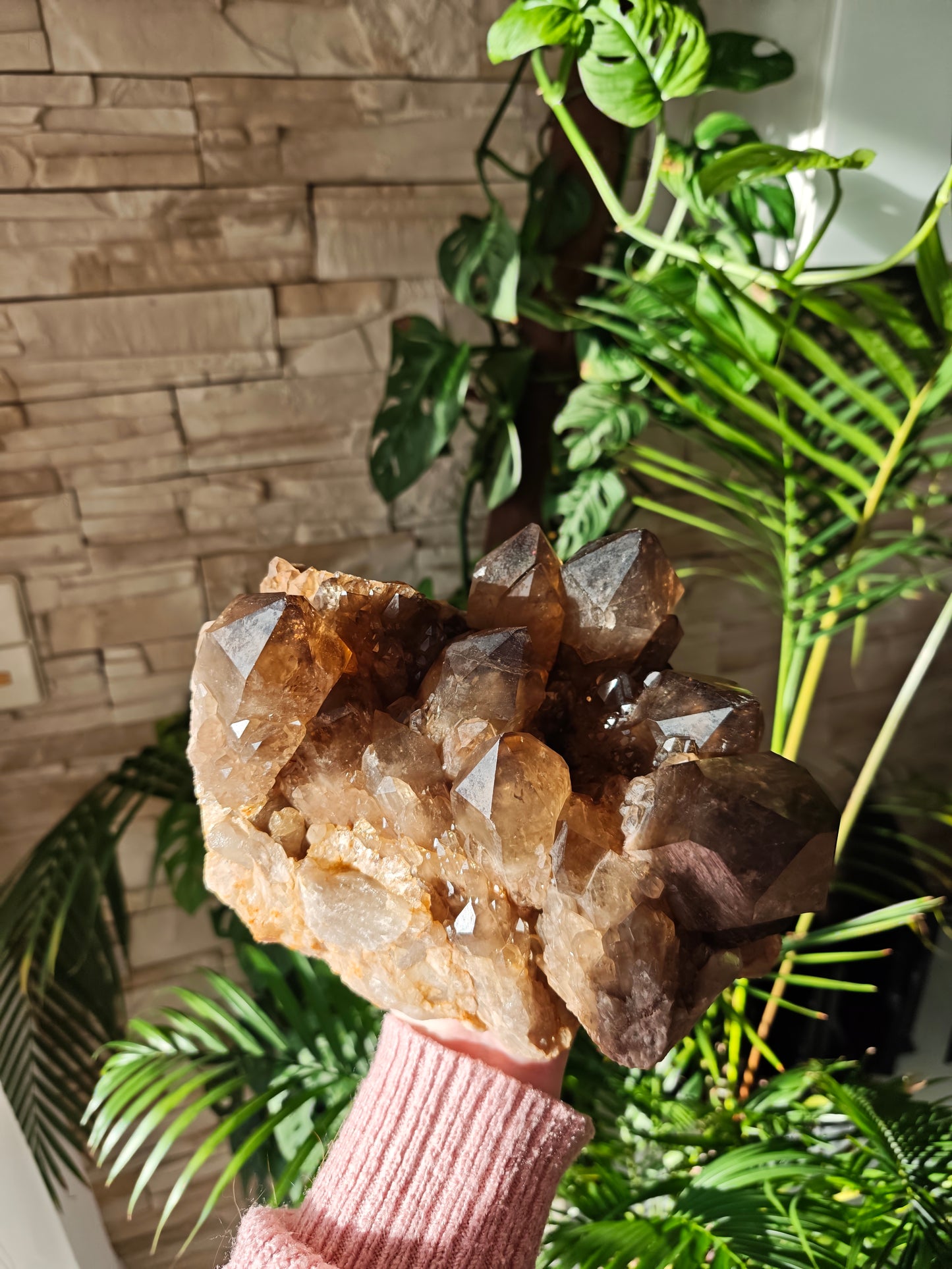 Rauchiger Citrin aus Finnland