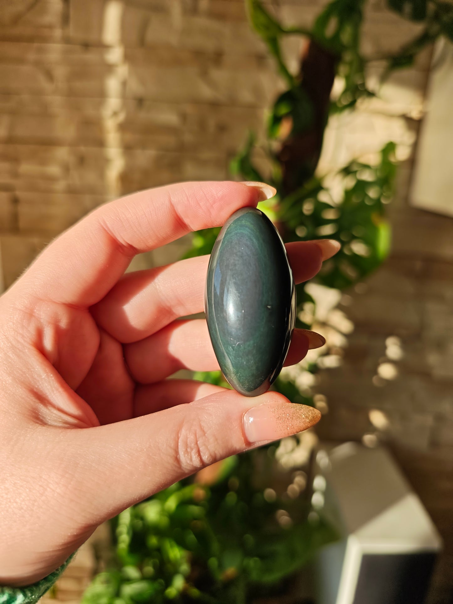 Regenbogen Obsidian Shiva C