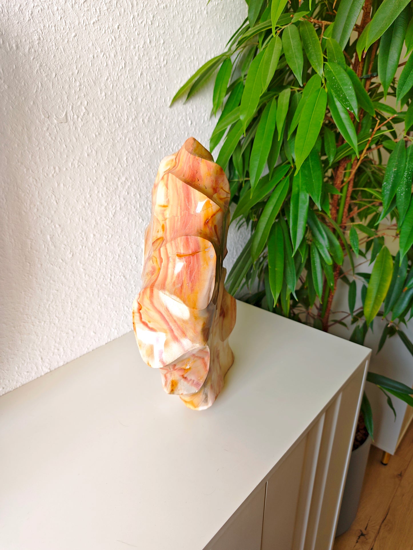 Polychrom Jaspis Flamme