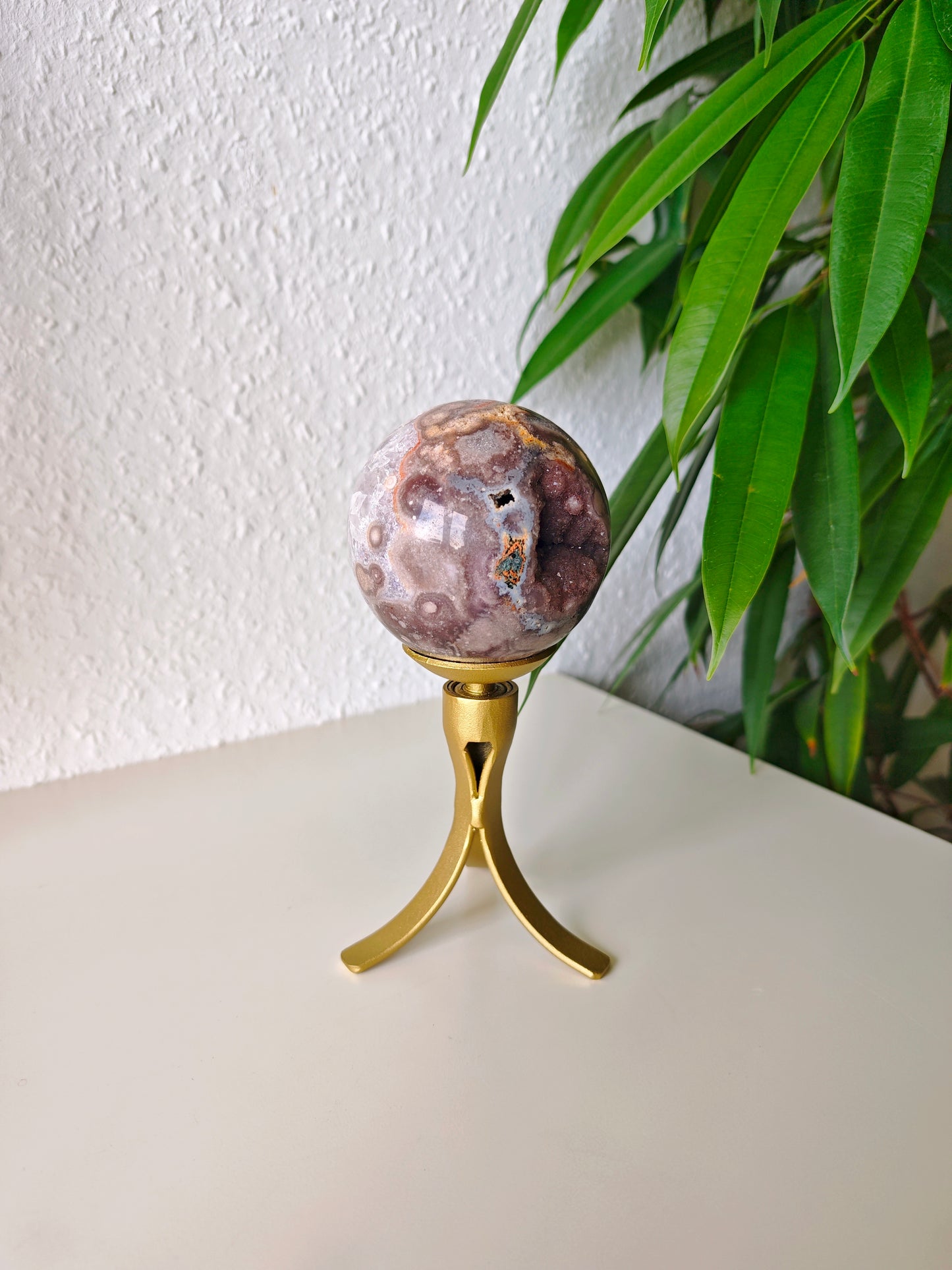 Pinker Amethyst x Amethyst Kugel 180