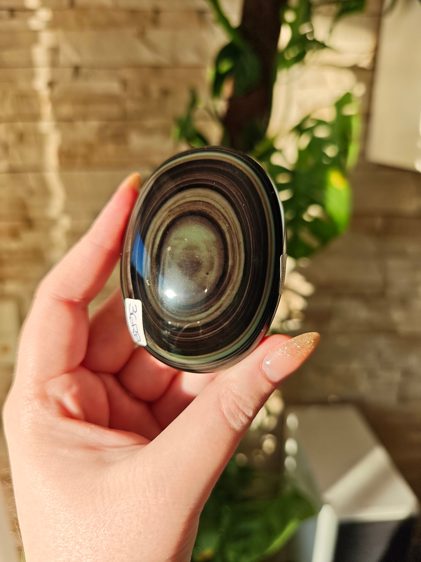 Regenbogen Obsidian Handstein 36RB