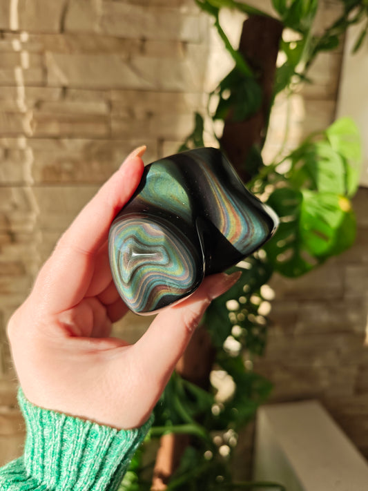 Regenbogen Obsidian Freiform 130F