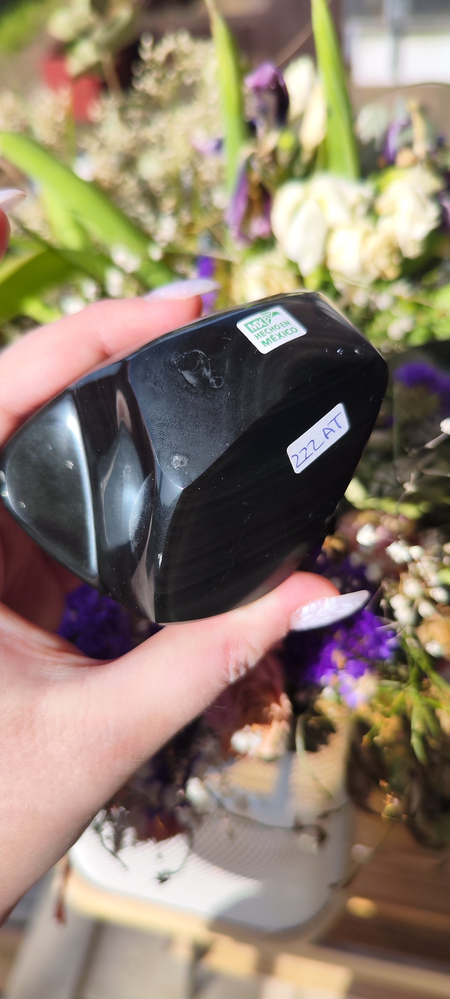 Regenbogen Obsidian Schmetterling 222AT