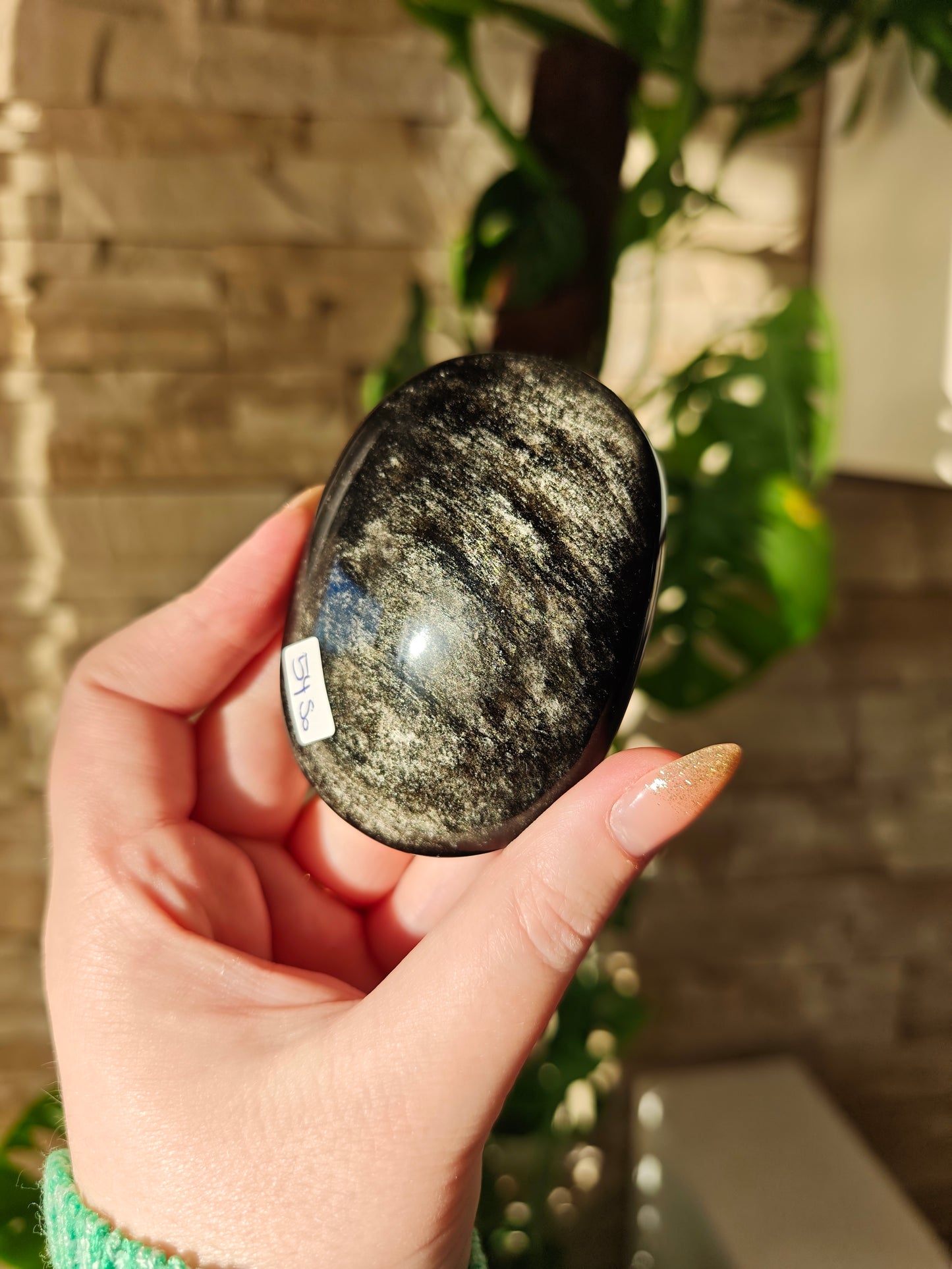 Goldsheen Obsidian Handstein 54So