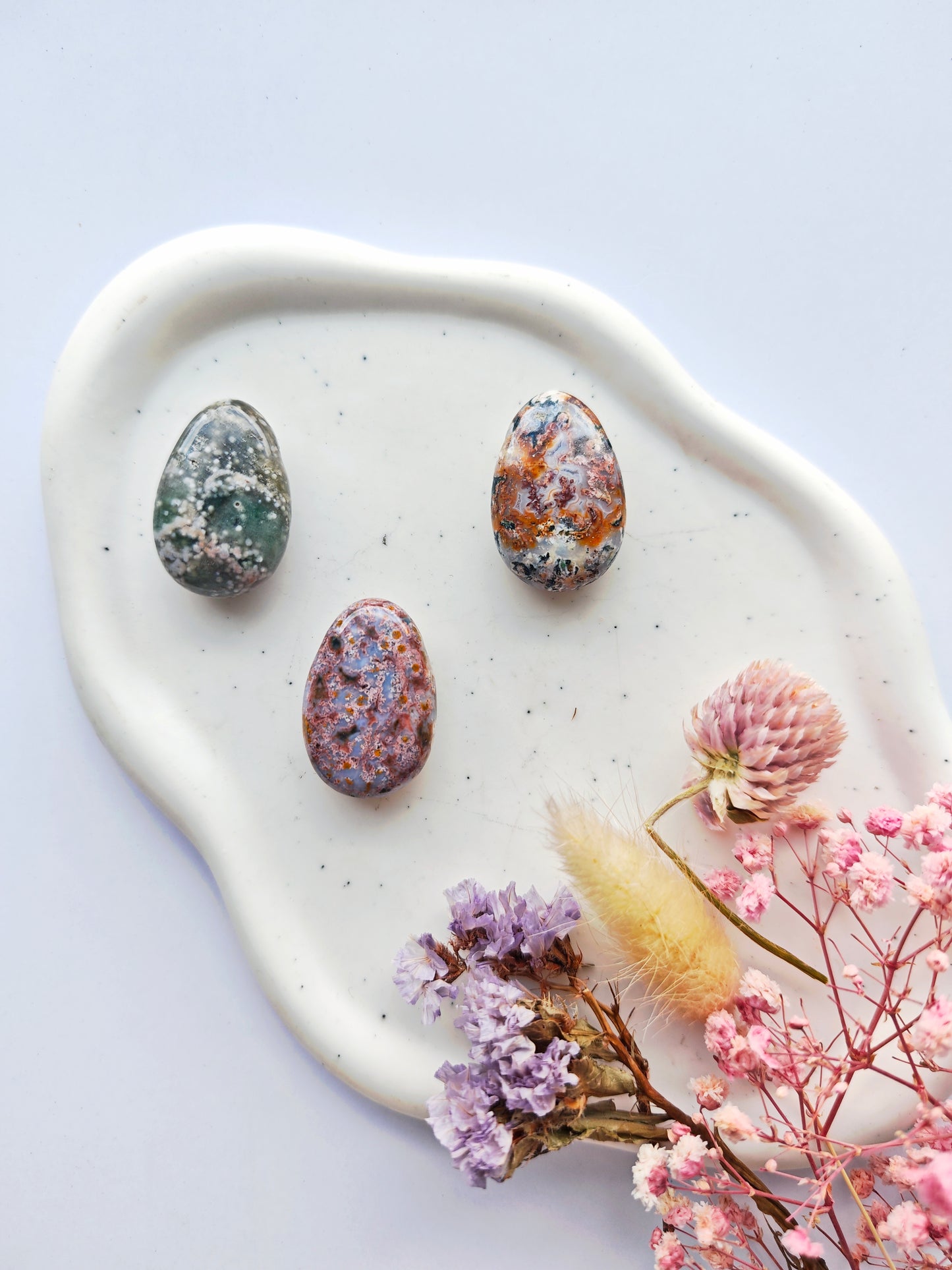 Ozean Jaspis Trommelsteinanhänger