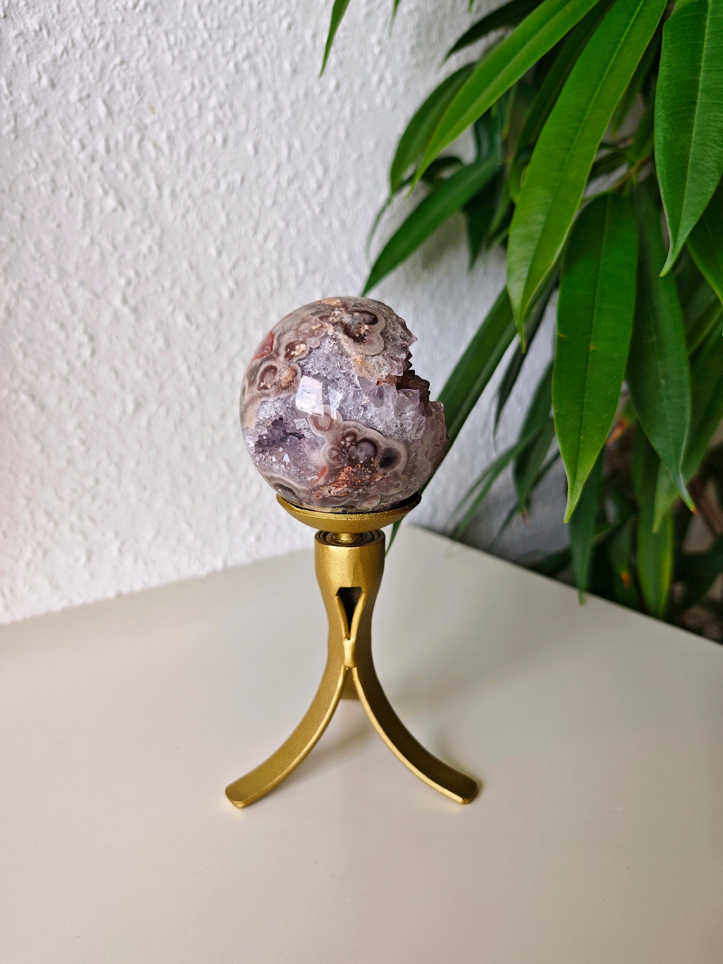 Pinker Amethyst x Amethyst Kugel 122