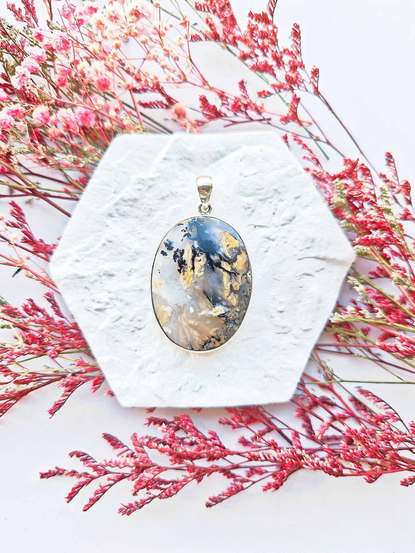 Indonesischer fossilisiertes Holz Anhänger 99AS