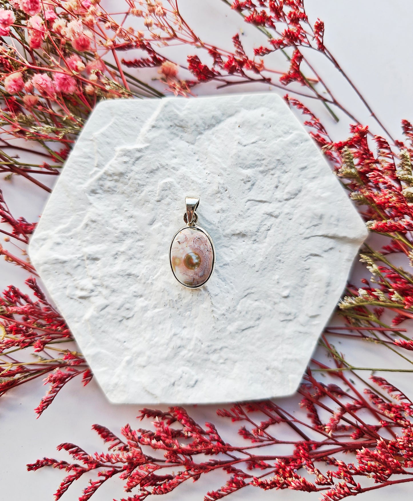 Ozean Jaspis Anhänger 46Zo