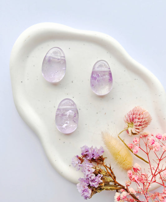 Amethyst (hell) Trommelsteinanhänger