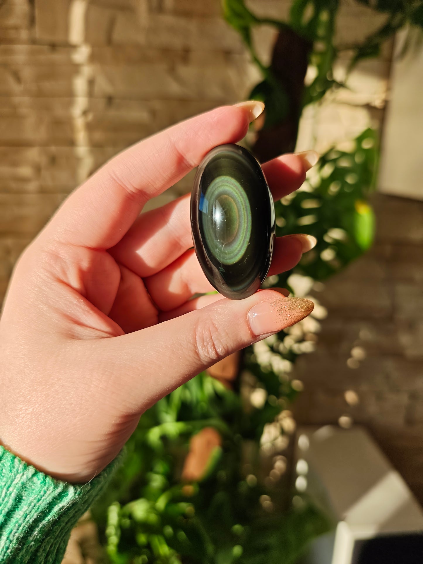 Regenbogen Obsidian Shiva E